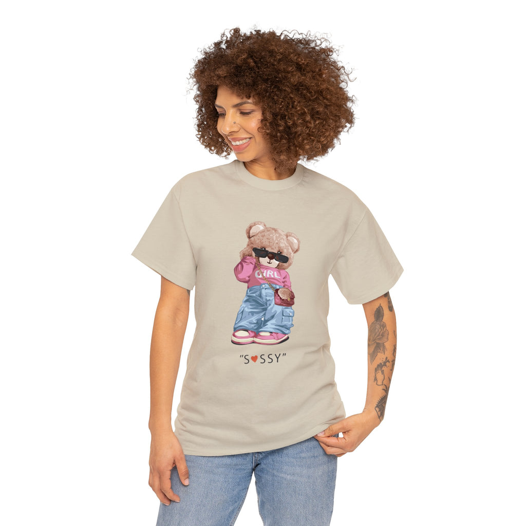 Sassy bear- Heavy Cotton Tee Shirt
