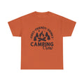 Camping Crew Unisex Heavy Cotton Tee - Perfect for Outdoor Adventures, Summer BBQs, Family Gatherings, Hiking Trips, and Campfire Nights