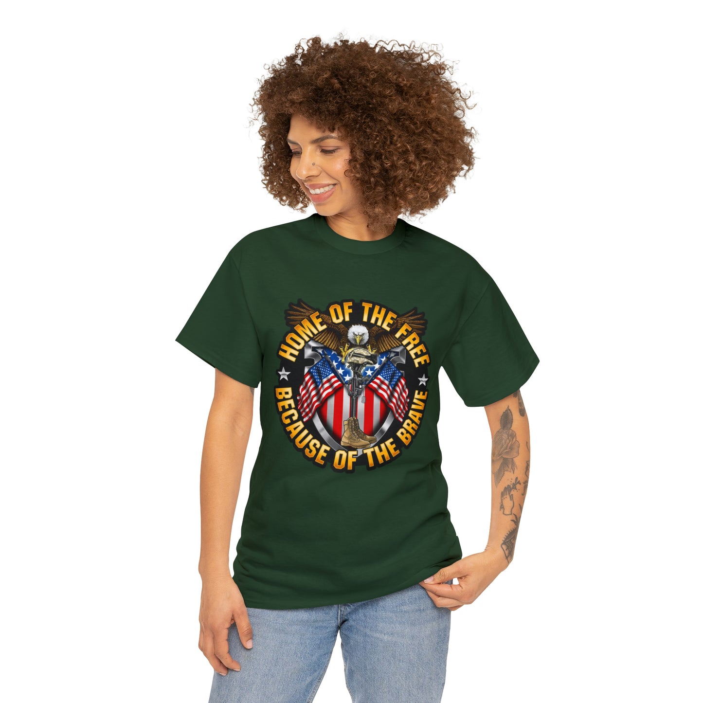 Home of the brave - Unisex Heavy Cotton Tee