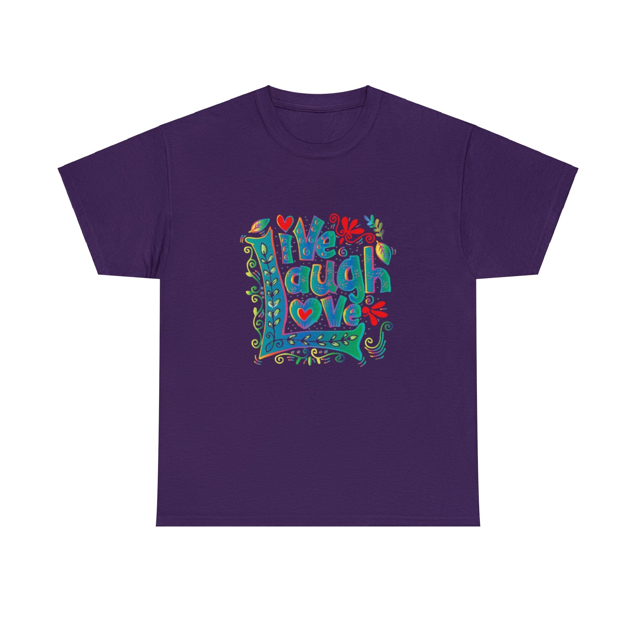 Live laugh love- Heavy Cotton Tee shirt