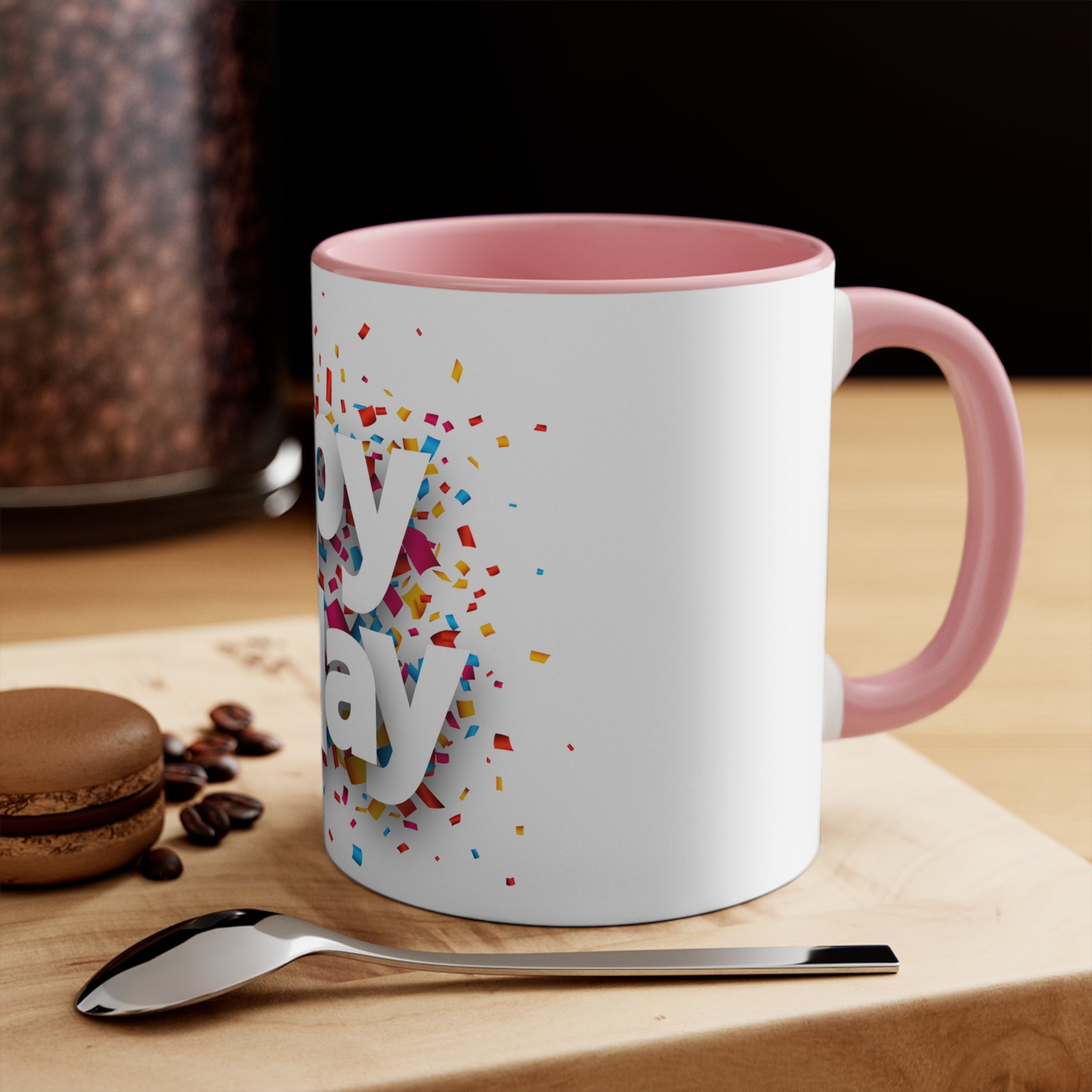 Happy Birthday— Accent coffee  Mug