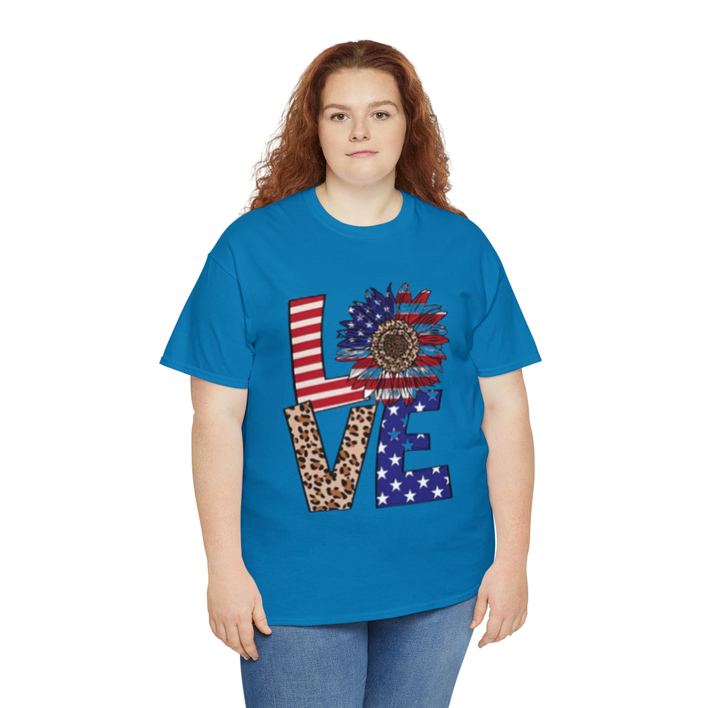 USA love-  Heavy Cotton Tee