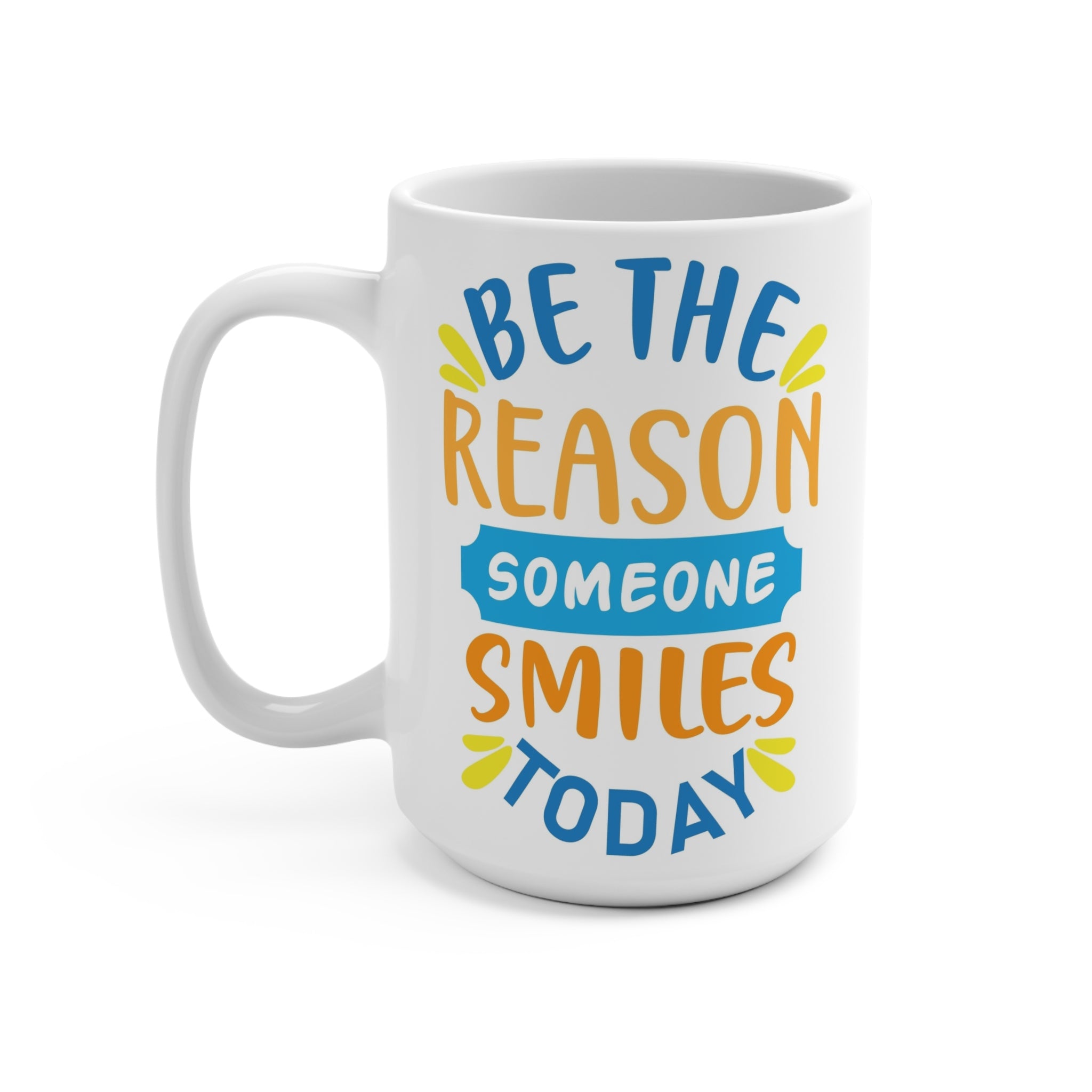 Bright & Cheerful Mug - Perfect Gift for Coffee Lovers, Inspirational Quote, Home Office Decor, Birthday, Housewarming