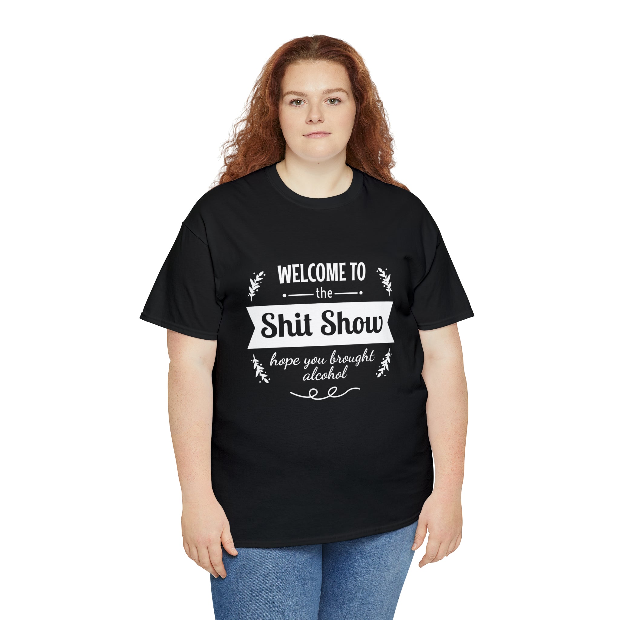 Welcome to the shit show- Unisex Heavy Cotton Tee