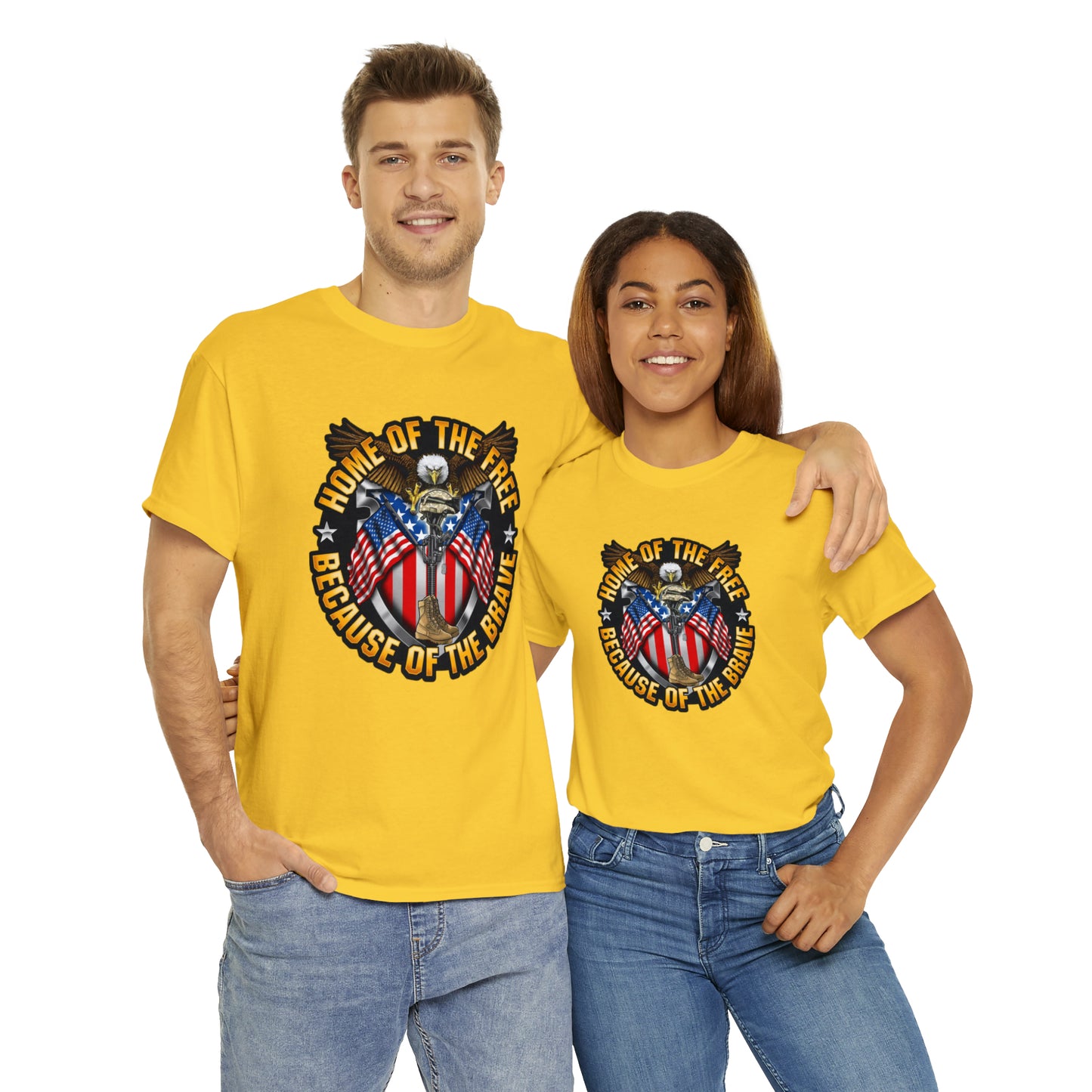 Home of the brave - Unisex Heavy Cotton Tee