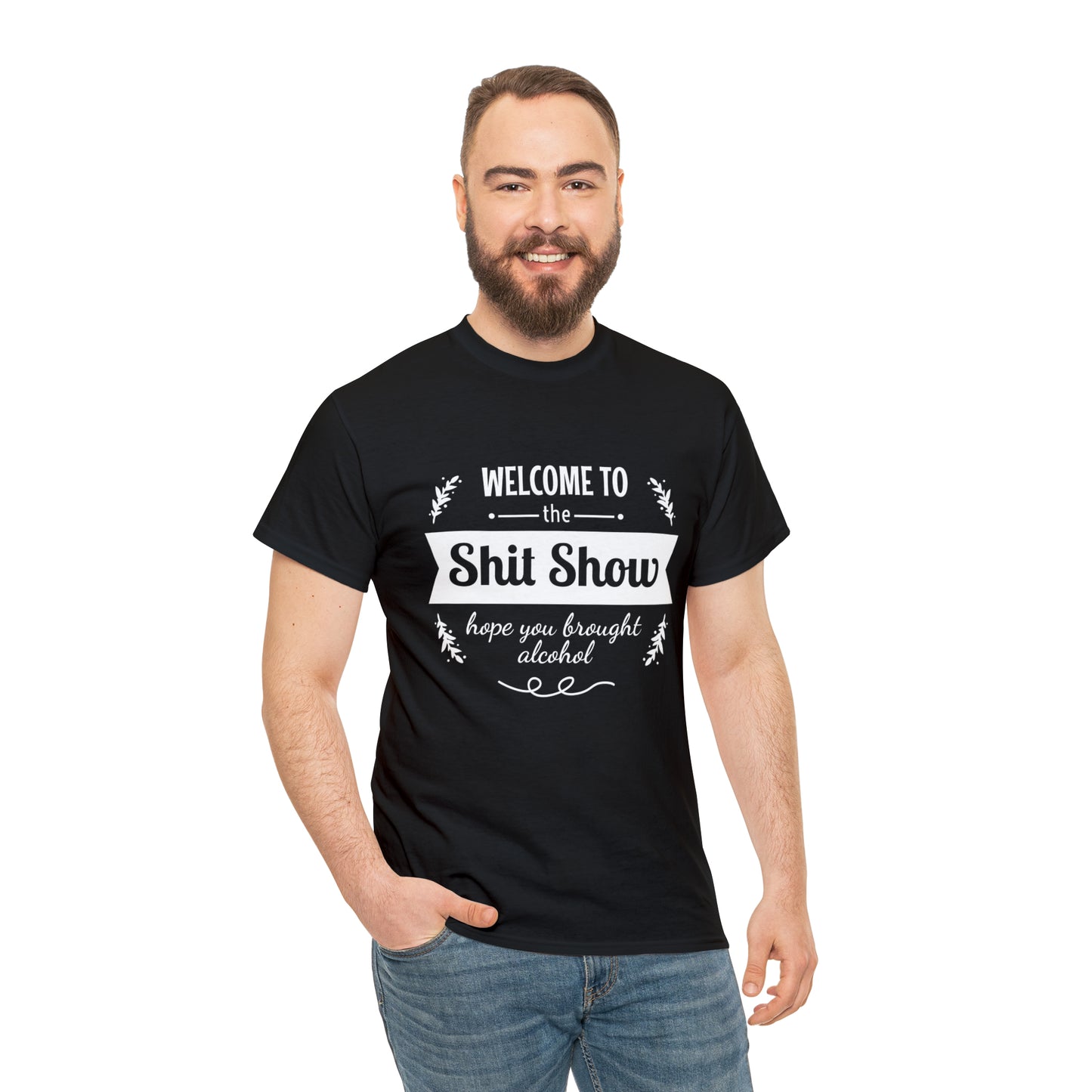 Welcome to the shit show- Unisex Heavy Cotton Tee