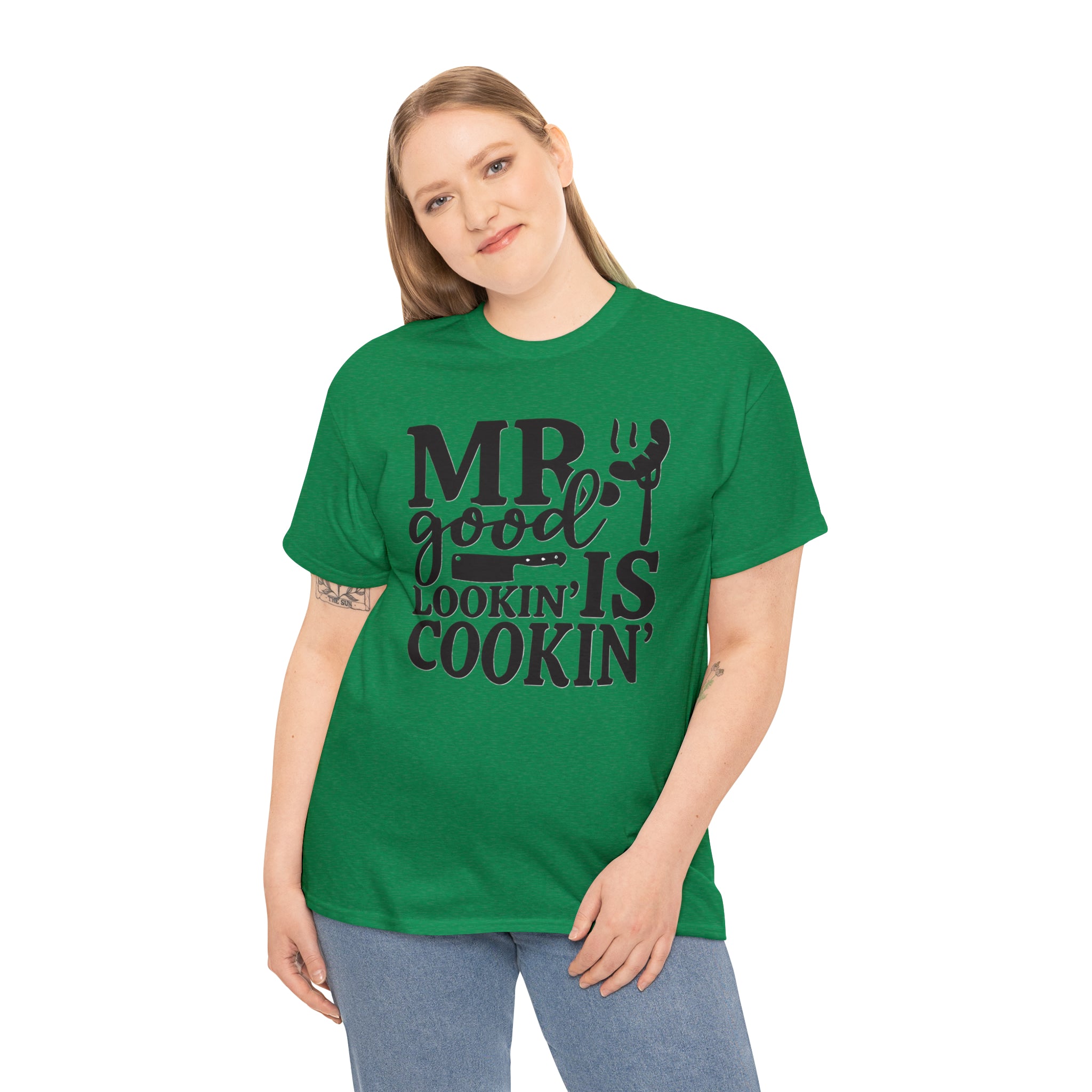 Mr good looking— Heavy Cotton Tee