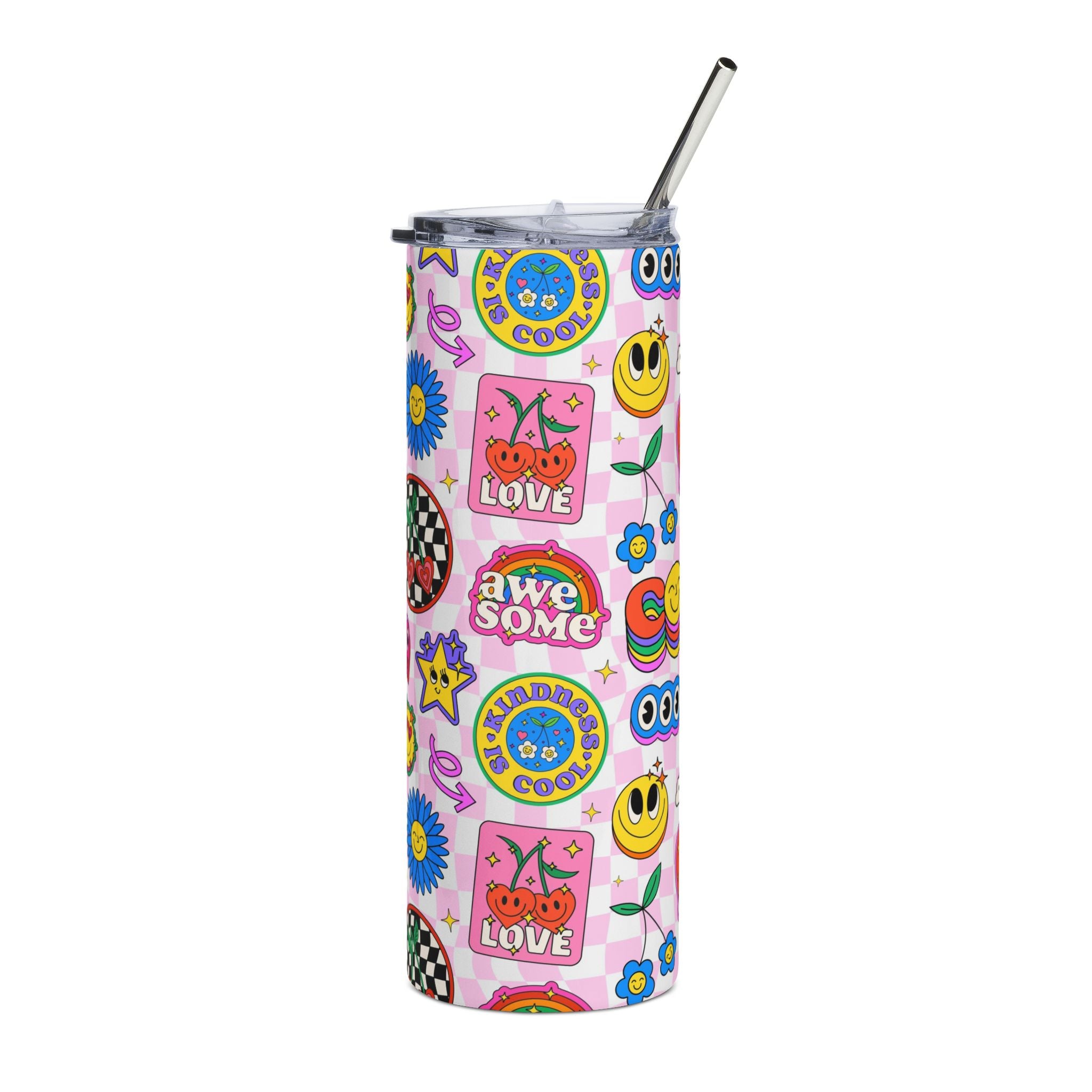 Good vibes- Stainless Steel Tumbler, 20oz
