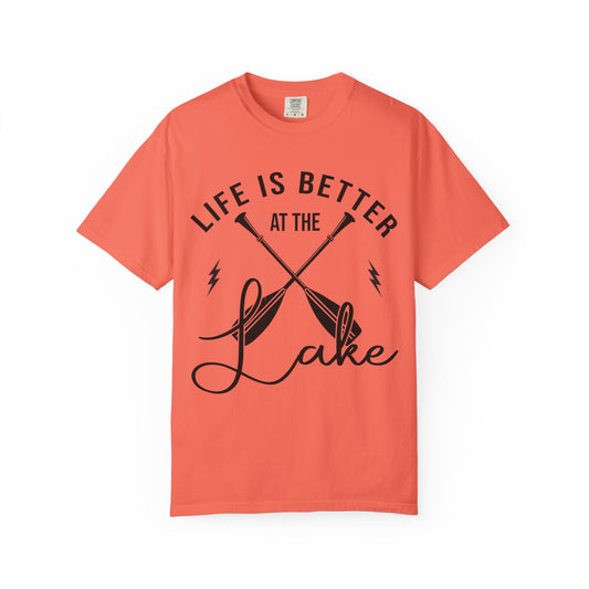 Life is Better at the Lake Unisex T-Shirt, Lake Lover Gift, Boating Shirt, Summer Outfit, Family Vacation Tee