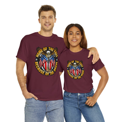 Home of the brave - Unisex Heavy Cotton Tee