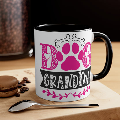 Dog grandma - Accent Coffee Mug, 11oz