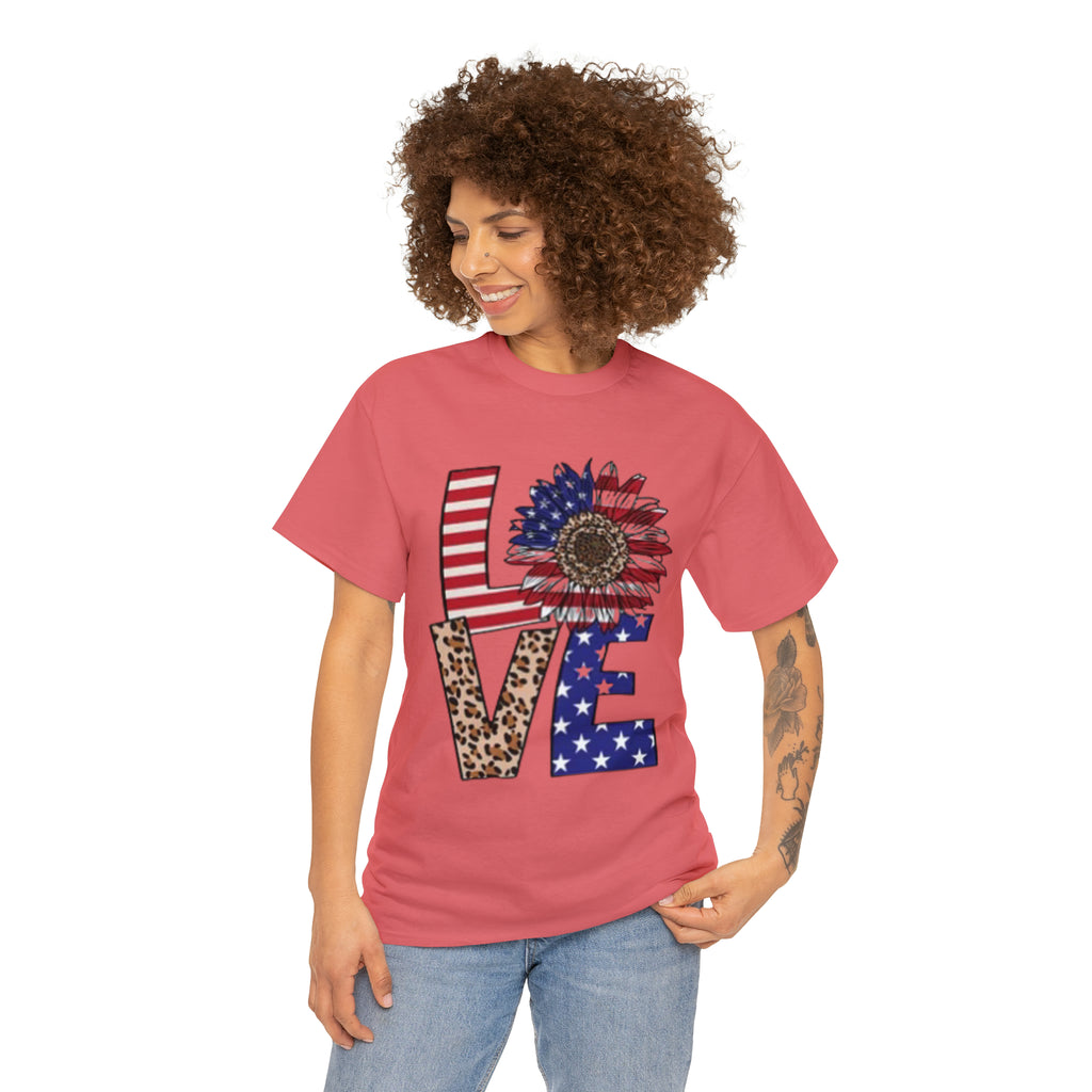 USA love-  Heavy Cotton Tee