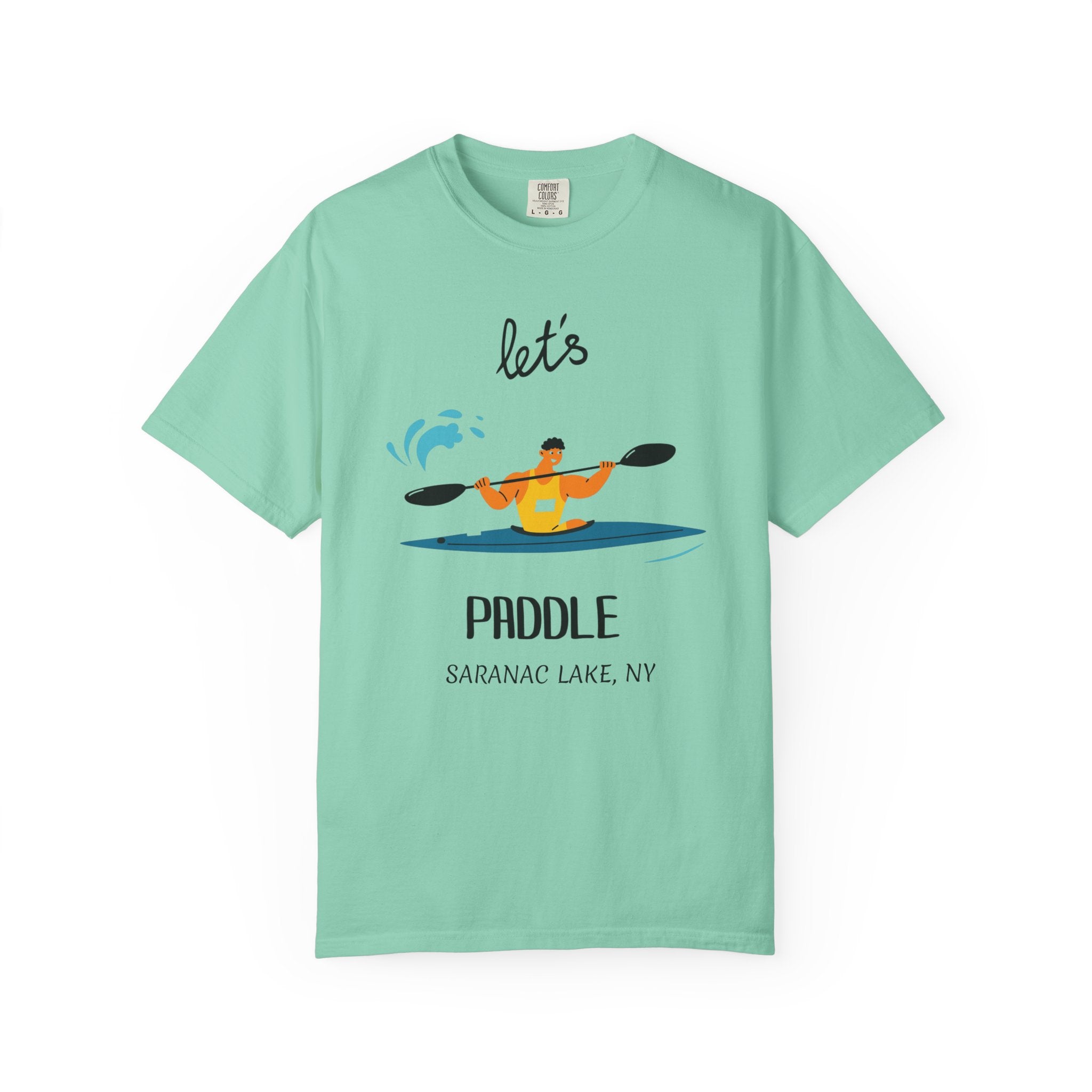 Kayaking T-Shirt - "Let's Paddle" unisex