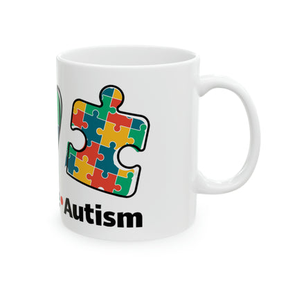 Autism—  Ceramic coffee Mug, 11oz