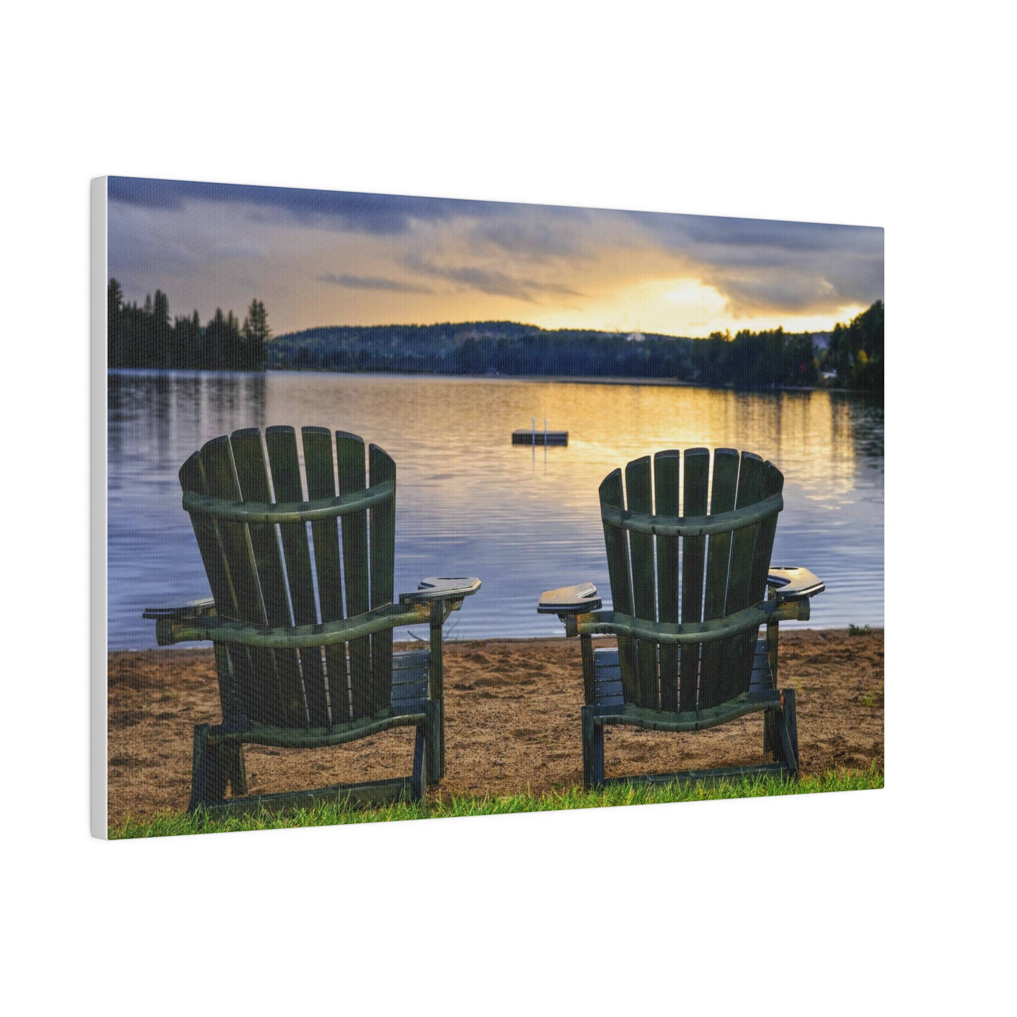 Adirondacks- beach- Matte Canvas, Stretched, 0.75"