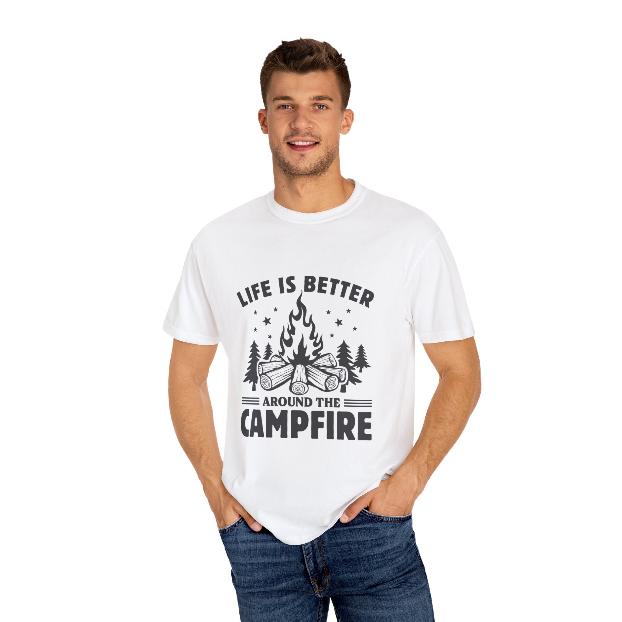 Campfire Vibes Unisex T-Shirt | Outdoor Adventure Tee | Camping Gift | Life is Better Around the Campfire | Casual Summer Shirt, [...]