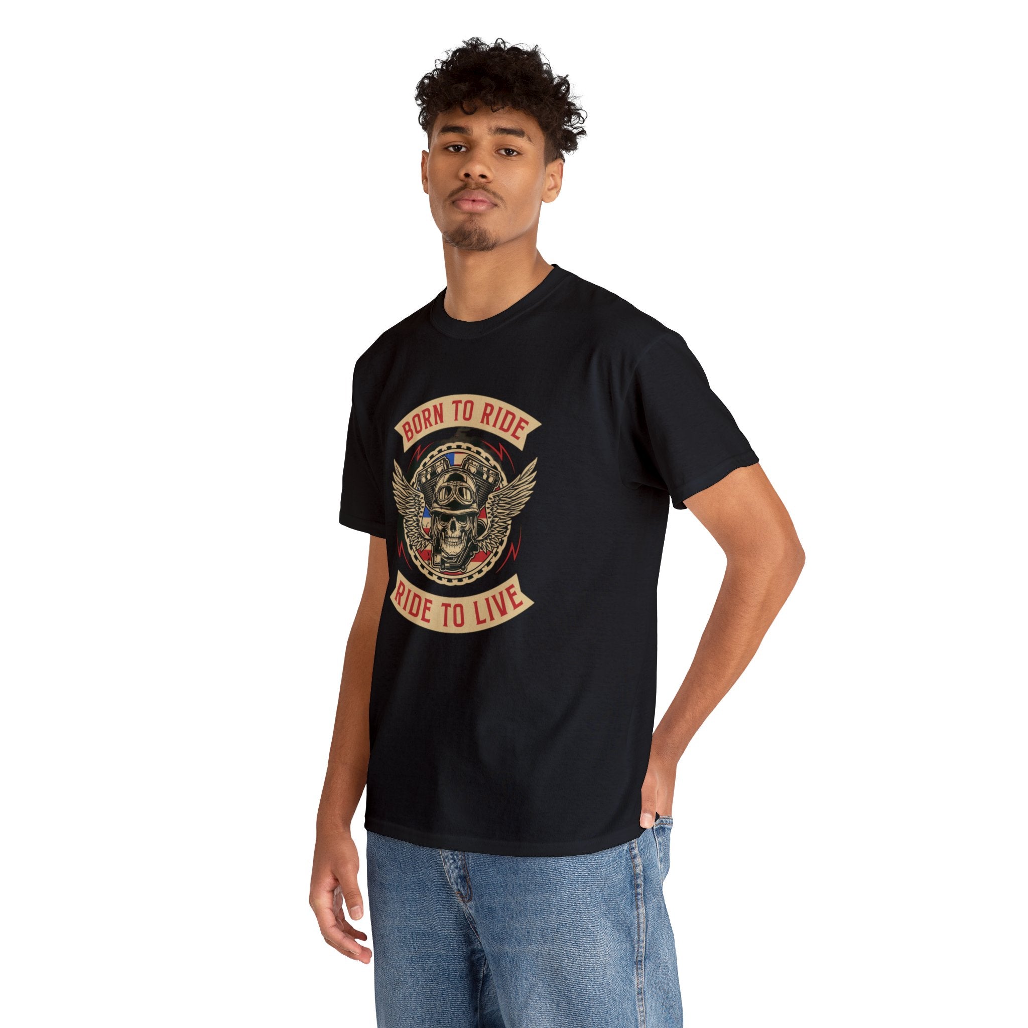 Born to ride—Heavy Cotton Tee