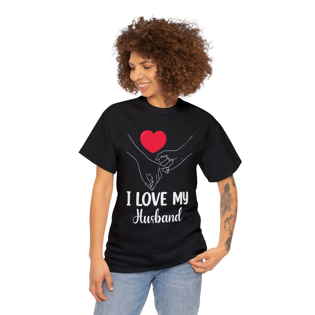 I love my husband- Heavy Cotton Tee