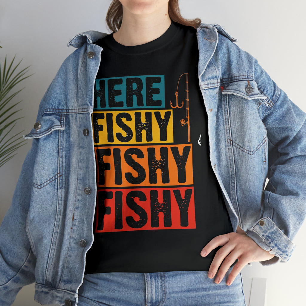 Here fishy fishy— Heavy Cotton Tee