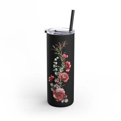 Botanical flower- Maars Maker Skinny Matte Tumbler, 20oz