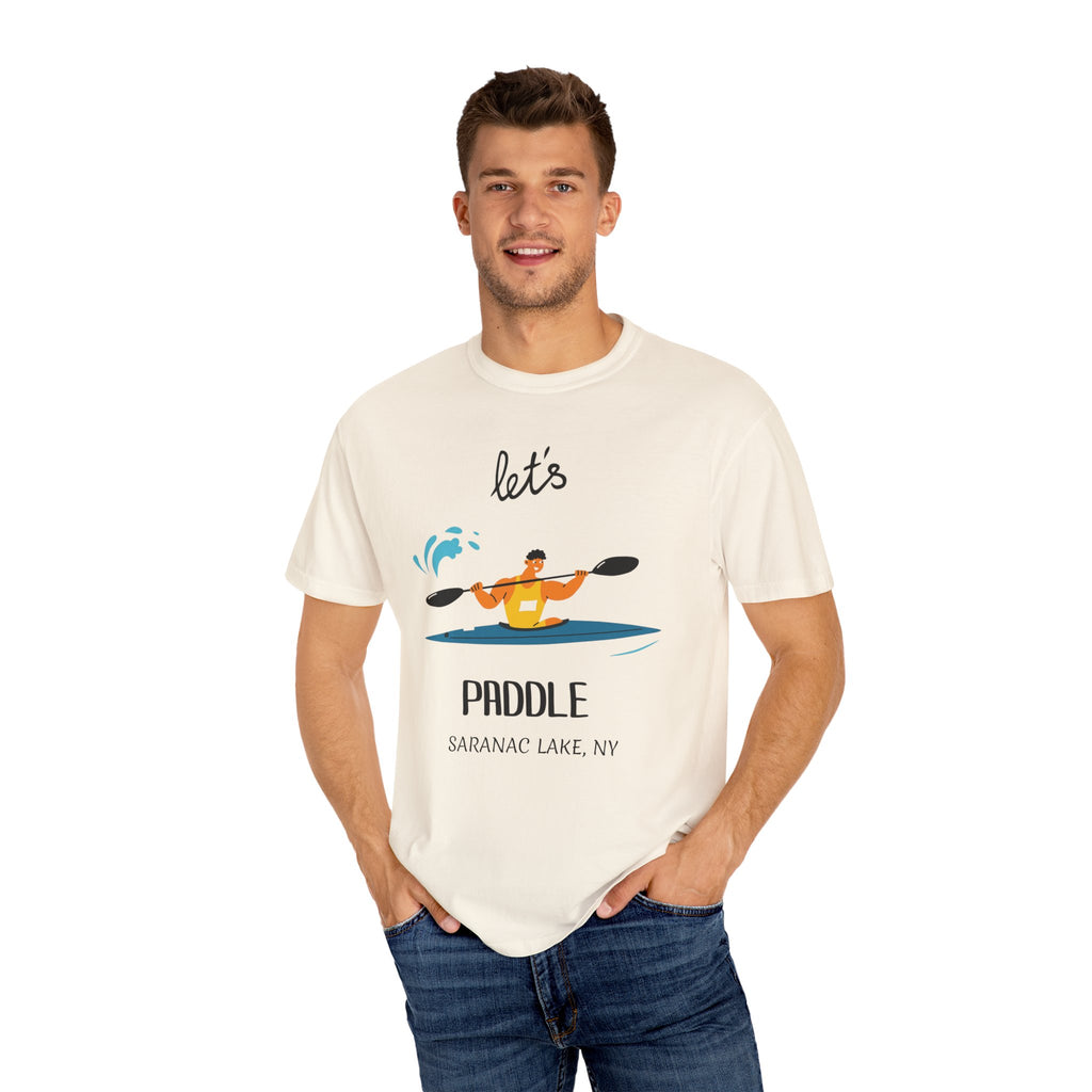 Kayaking T-Shirt - "Let's Paddle" unisex