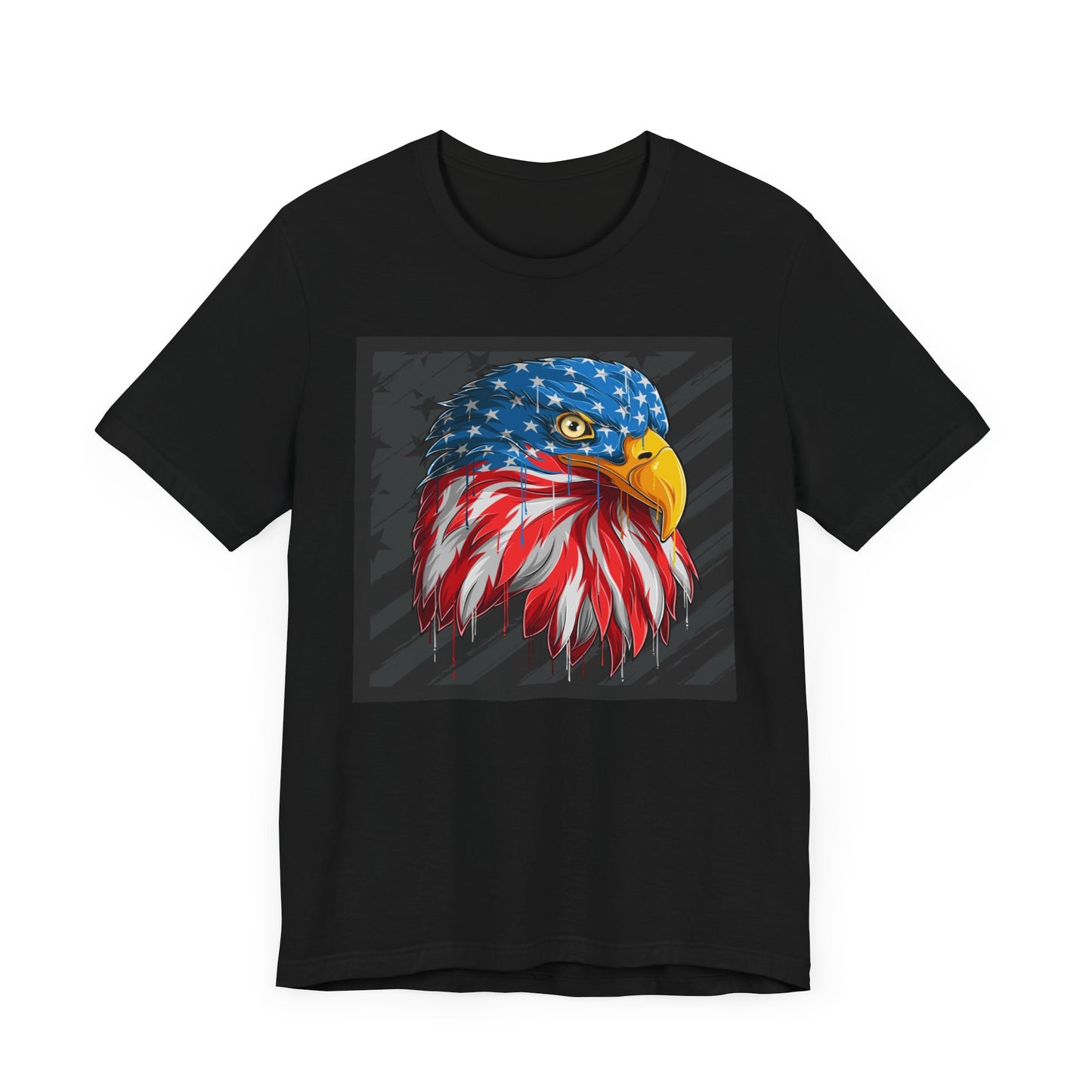 Patriotic Eagle- Jersey Short Sleeve Tee Shirt