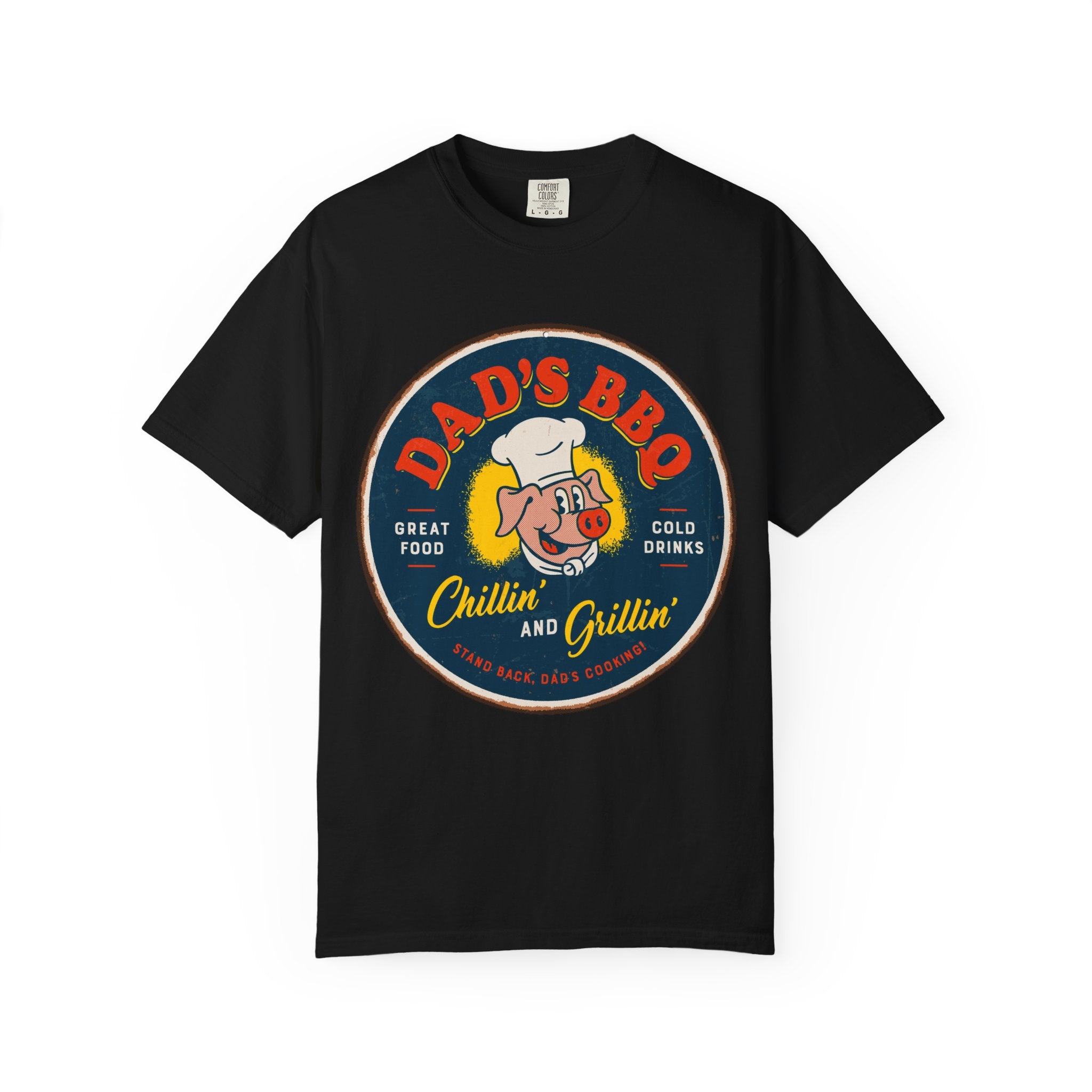 Dad's BBQ T-Shirt - Chill & Grill Design