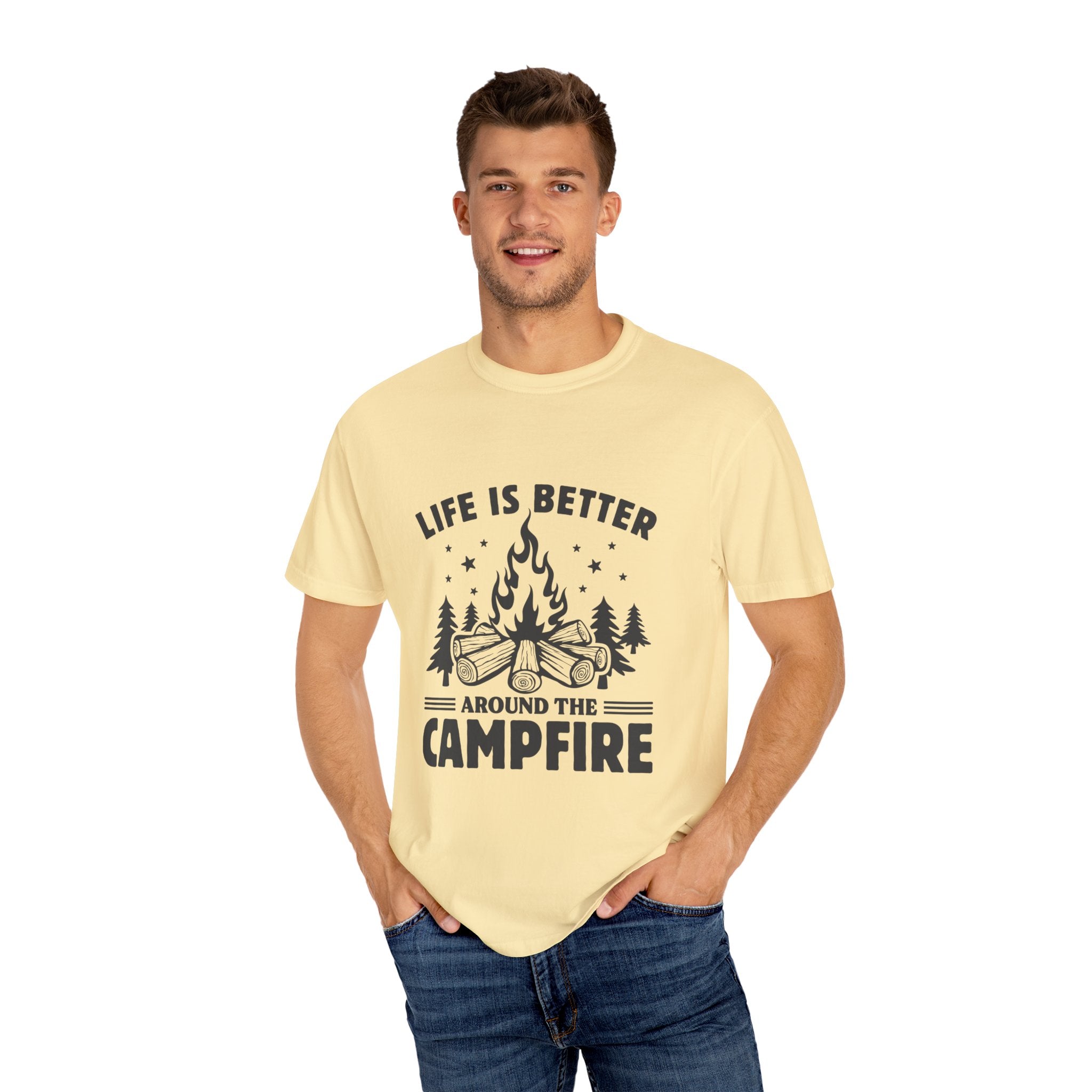 Campfire Vibes Unisex T-Shirt | Outdoor Adventure Tee | Camping Gift | Life is Better Around the Campfire | Casual Summer Shirt, [...]