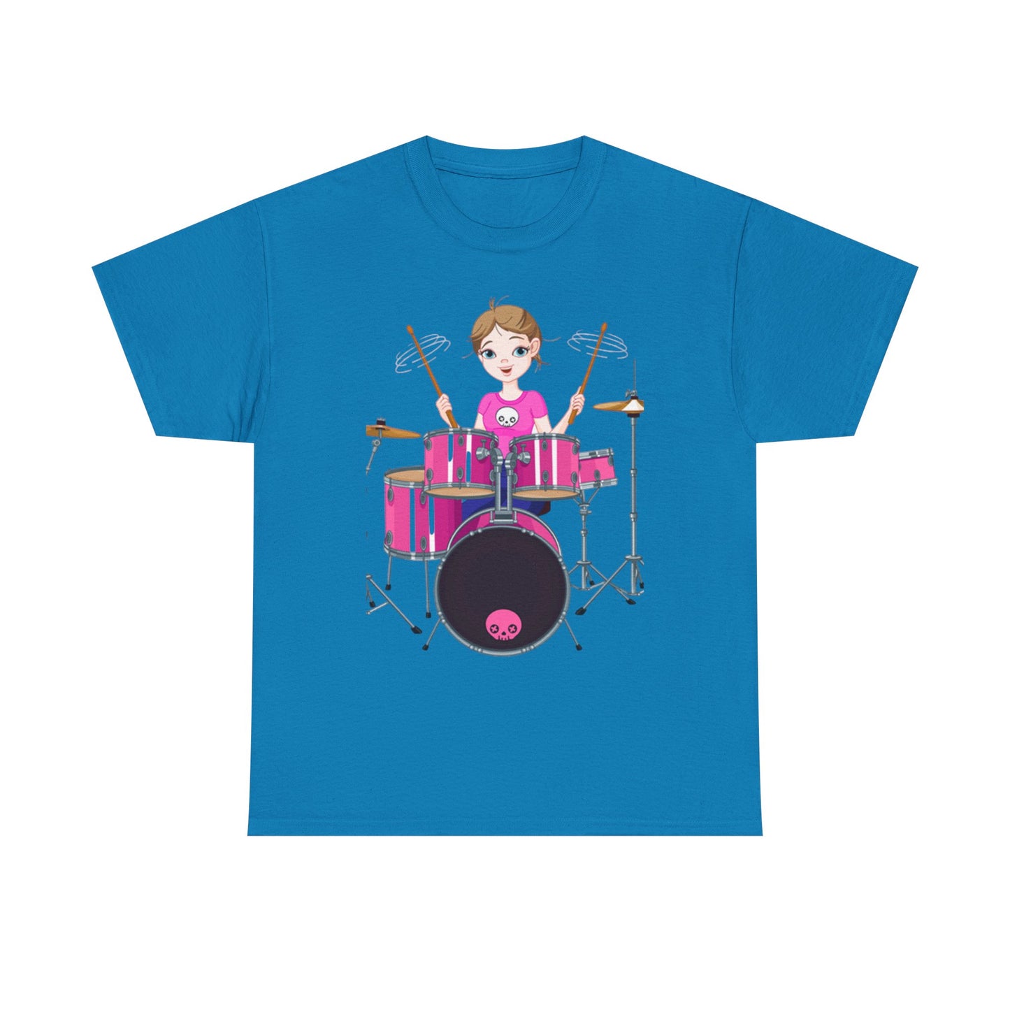 DRUMMER GIRL-  Heavy Cotton Tee