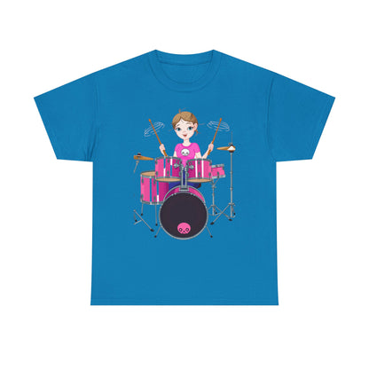 DRUMMER GIRL-  Heavy Cotton Tee