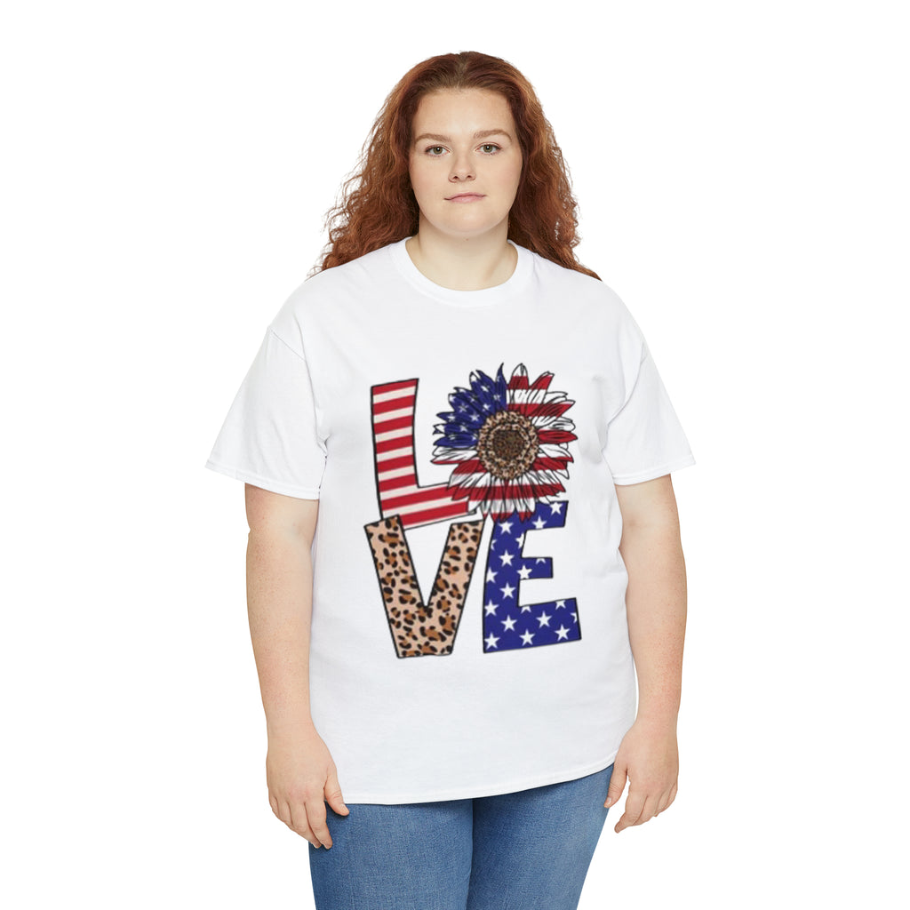 USA love-  Heavy Cotton Tee