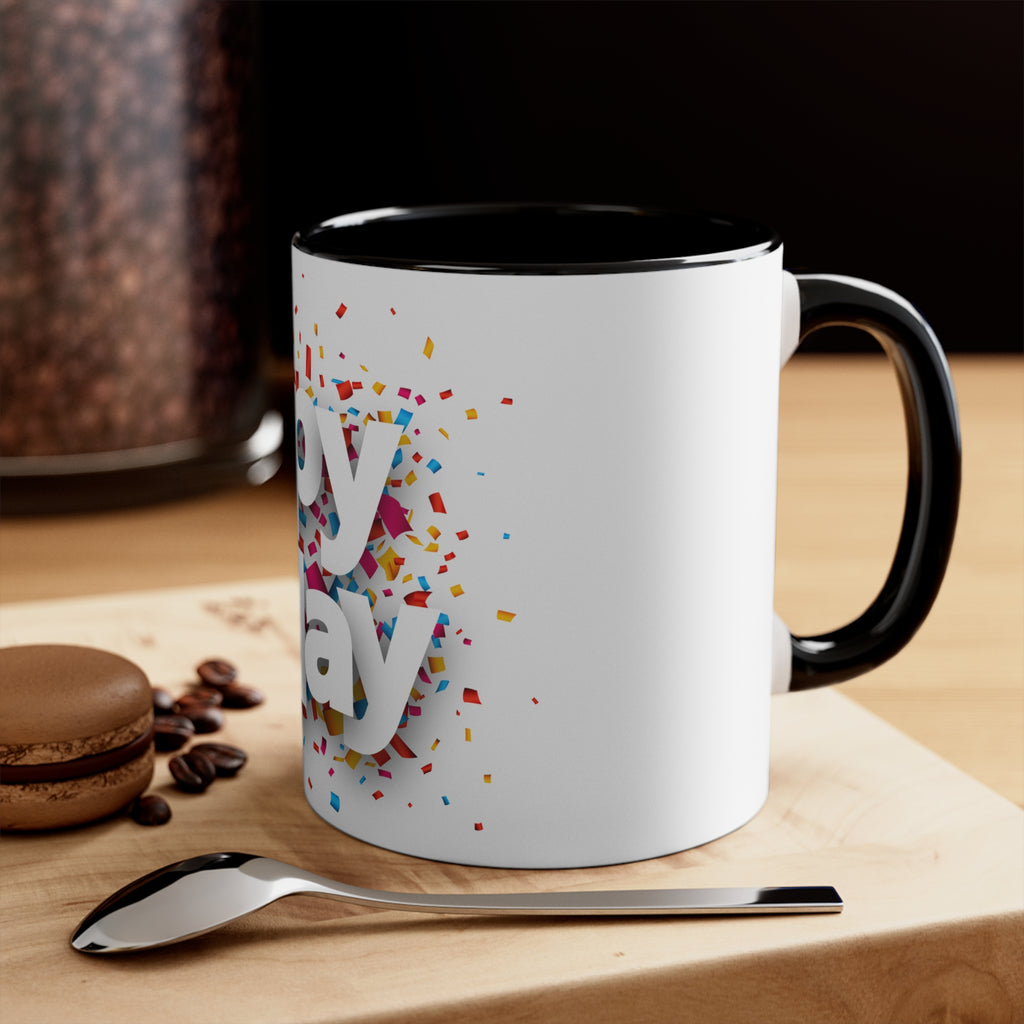 Happy Birthday— Accent coffee  Mug