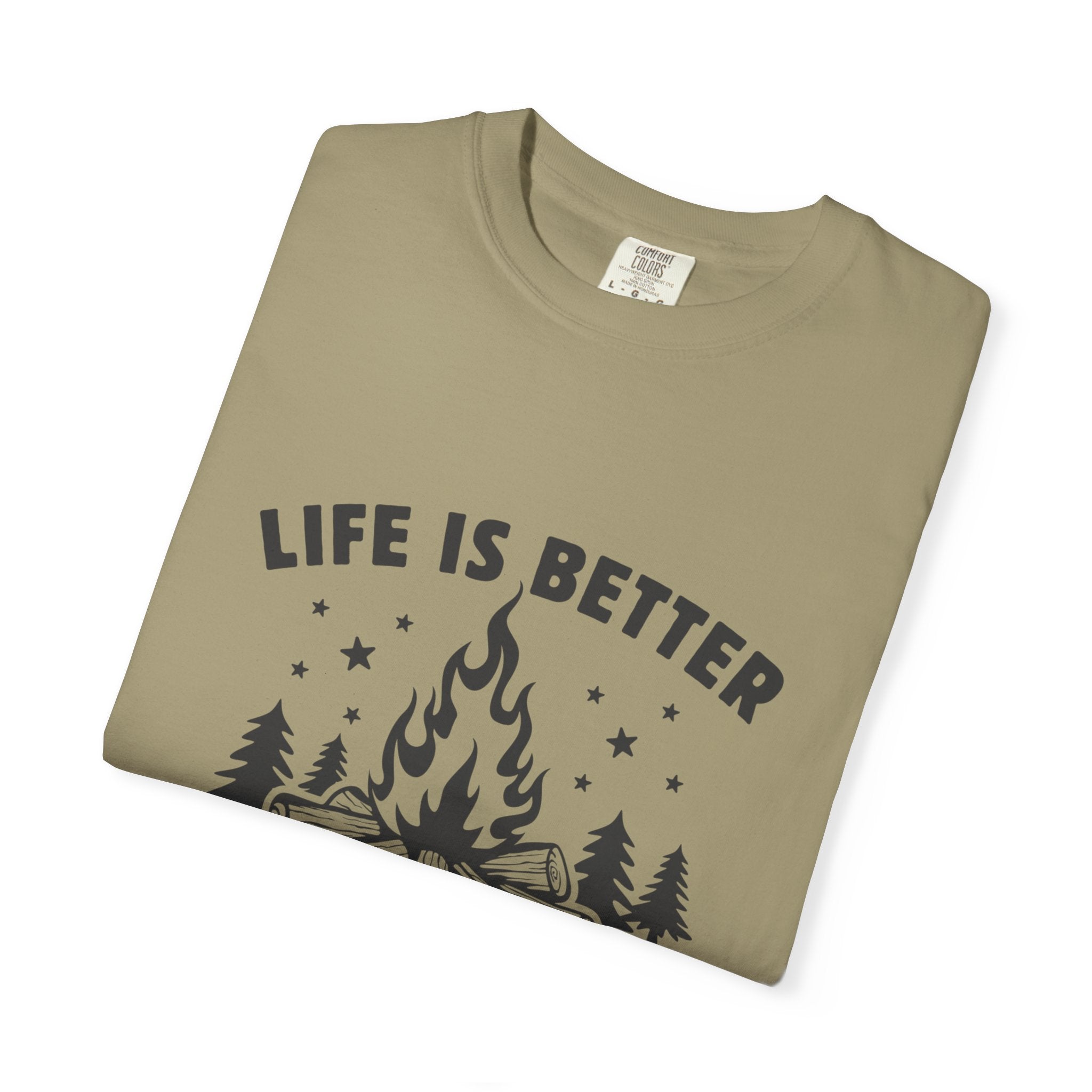 Campfire Vibes Unisex T-Shirt | Outdoor Adventure Tee | Camping Gift | Life is Better Around the Campfire | Casual Summer Shirt, [...]