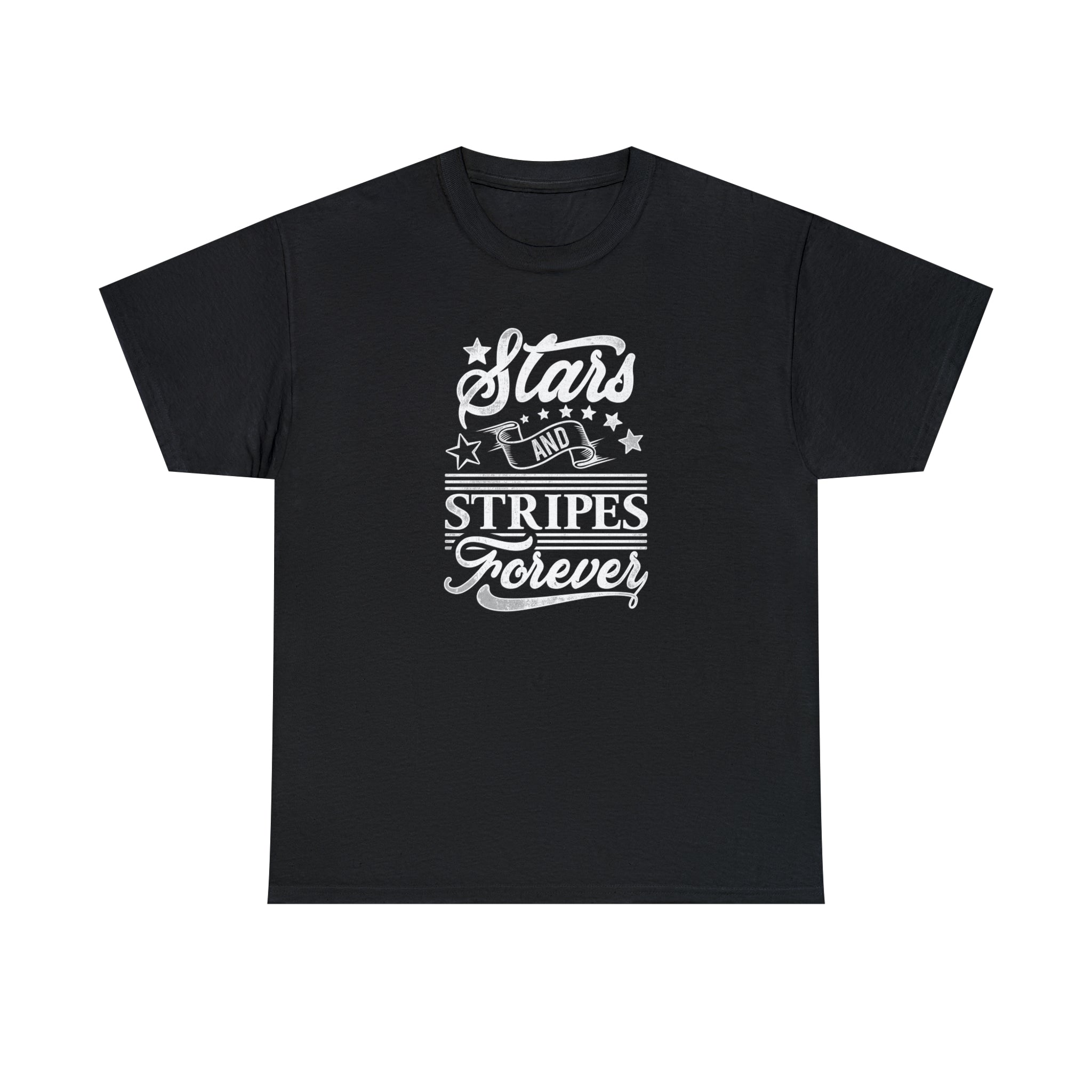 Stars and Stripes forever- Heavy Cotton Tee