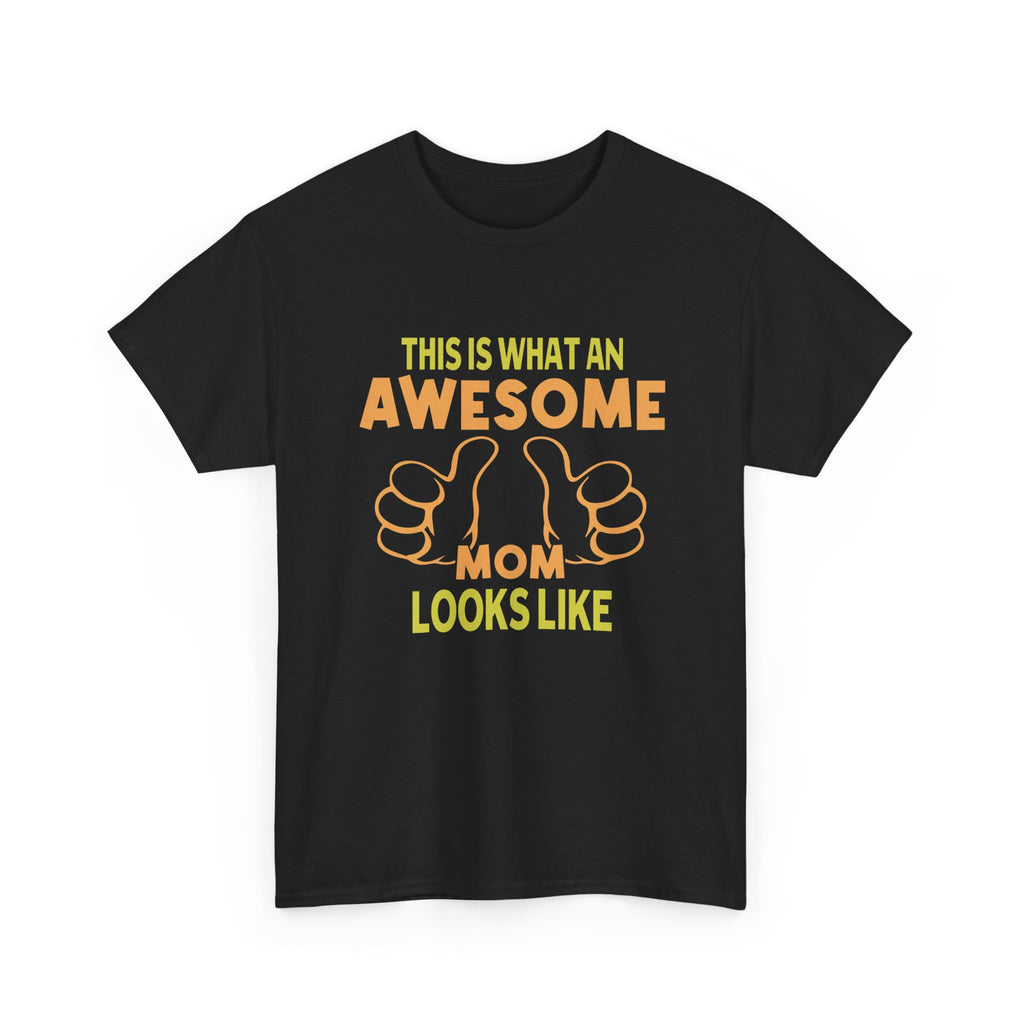 Awesome mom Heavy Cotton Tee Shirt
