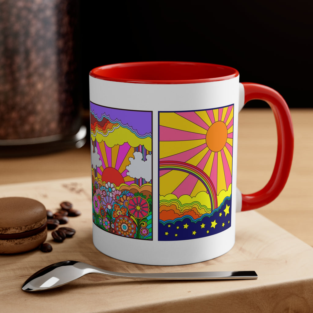 Hippy Accent Coffee Mug, 11oz