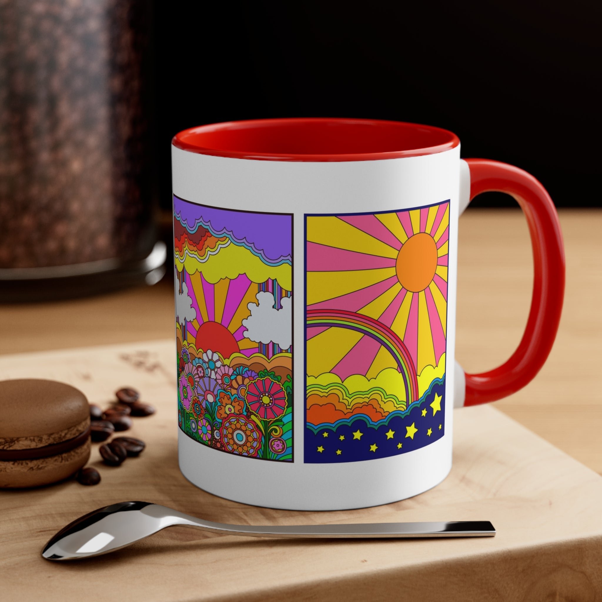 Hippy Accent Coffee Mug, 11oz