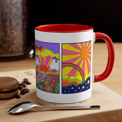 Hippy Accent Coffee Mug, 11oz