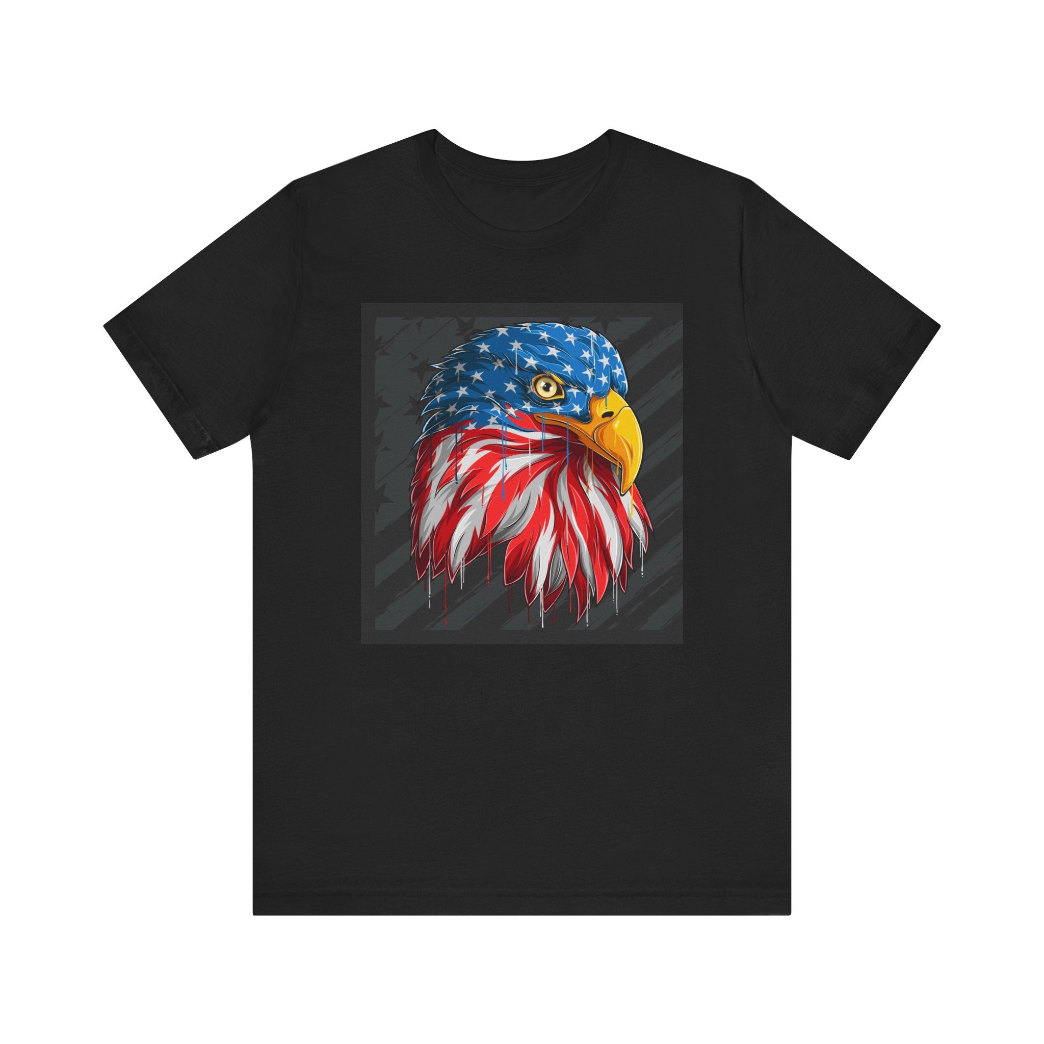 Patriotic Eagle- Jersey Short Sleeve Tee Shirt