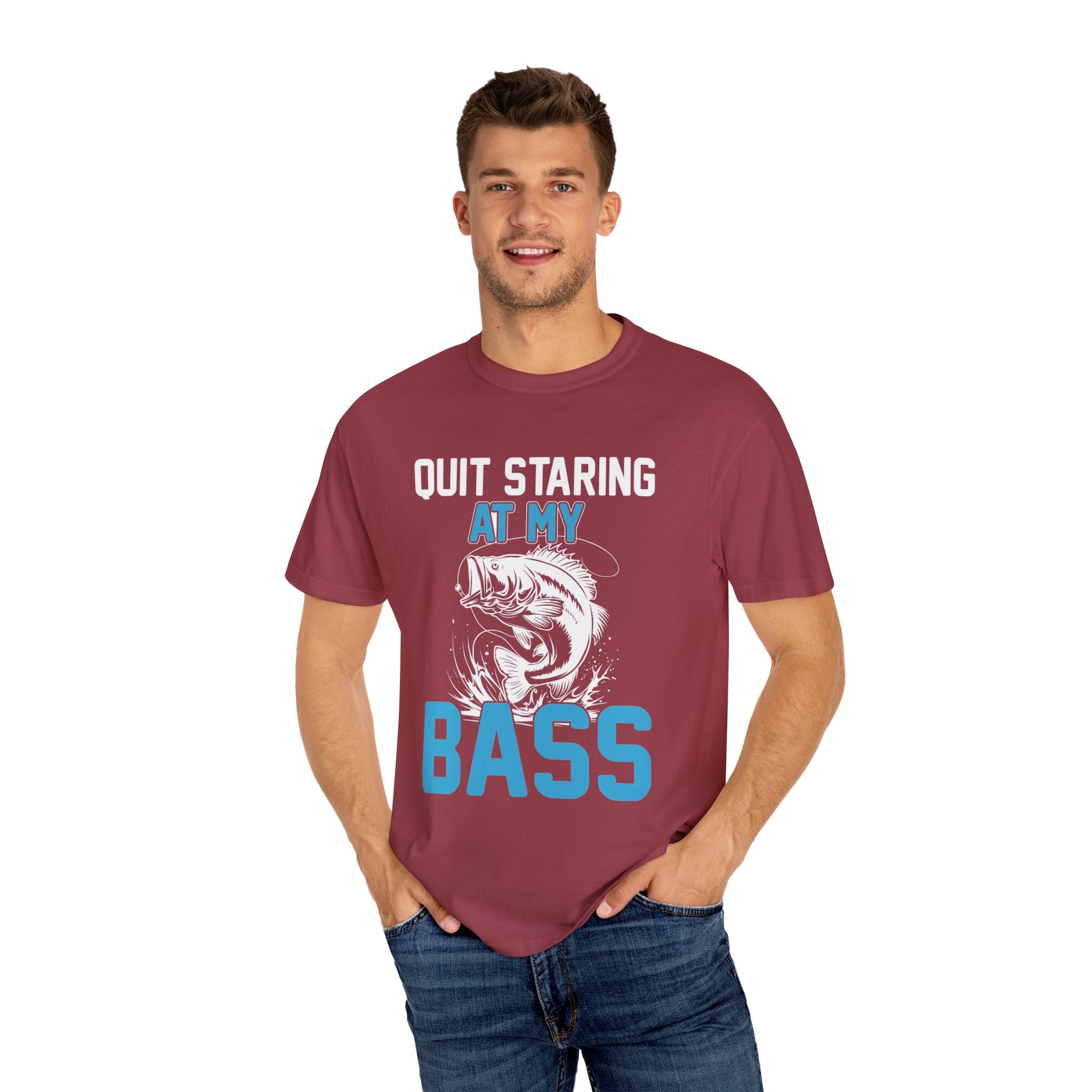 Fishing Enthusiast Graphic Tee, Funny Bass Fishing T-Shirt, Great for Outdoorsmen, Perfect Gift for Anglers, Unisex Beachwear