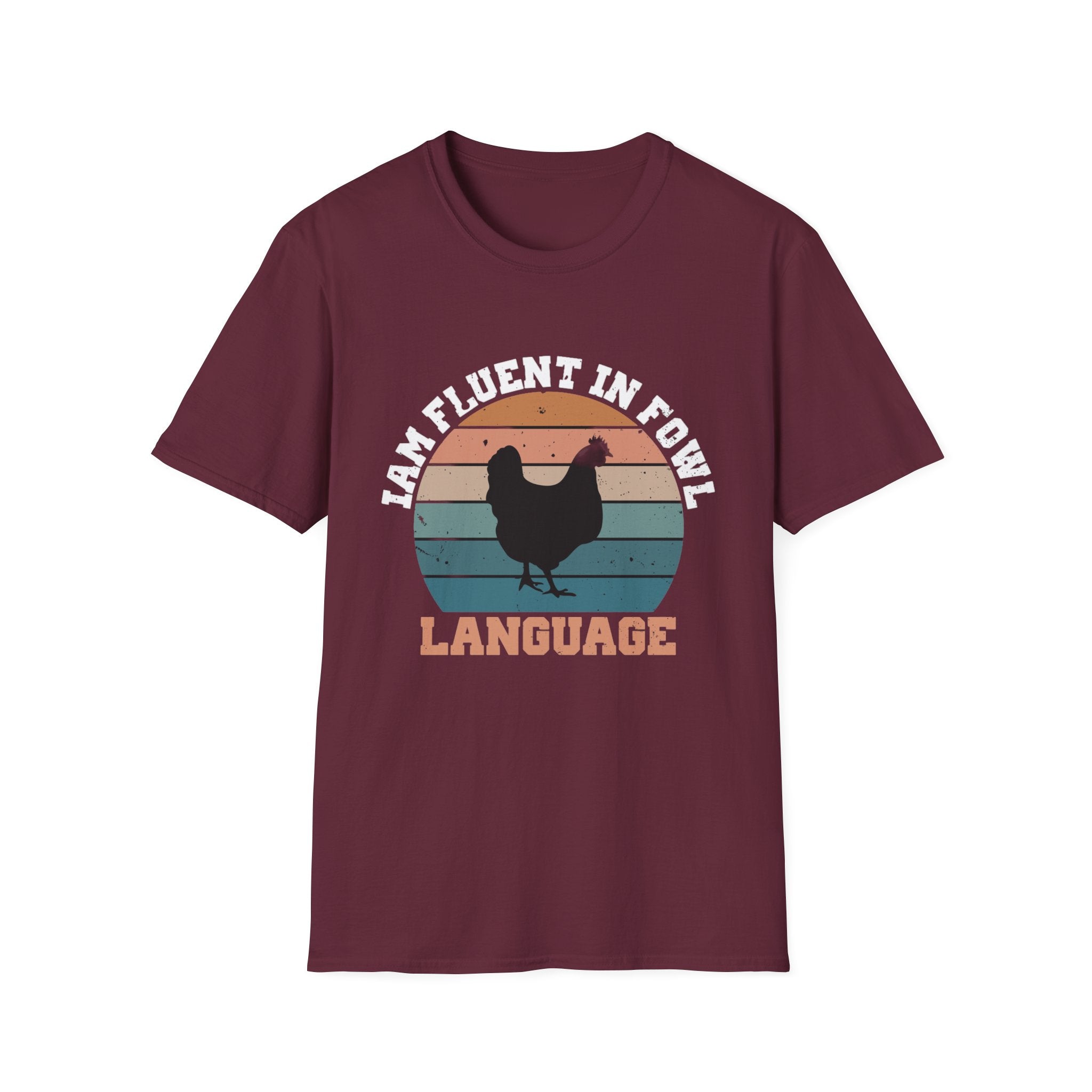 Fluent in fowl language-  Softstyle T-Shirt
