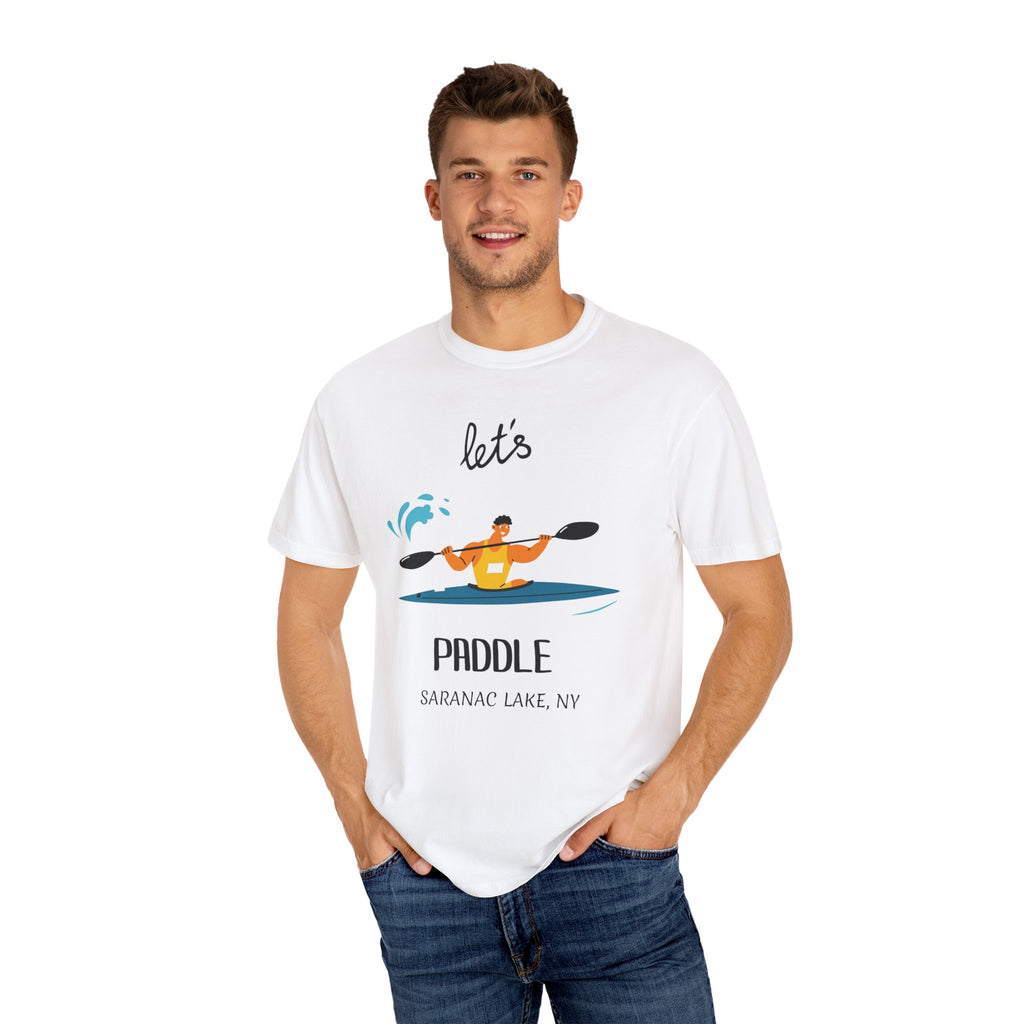 Kayaking T-Shirt - "Let's Paddle" unisex