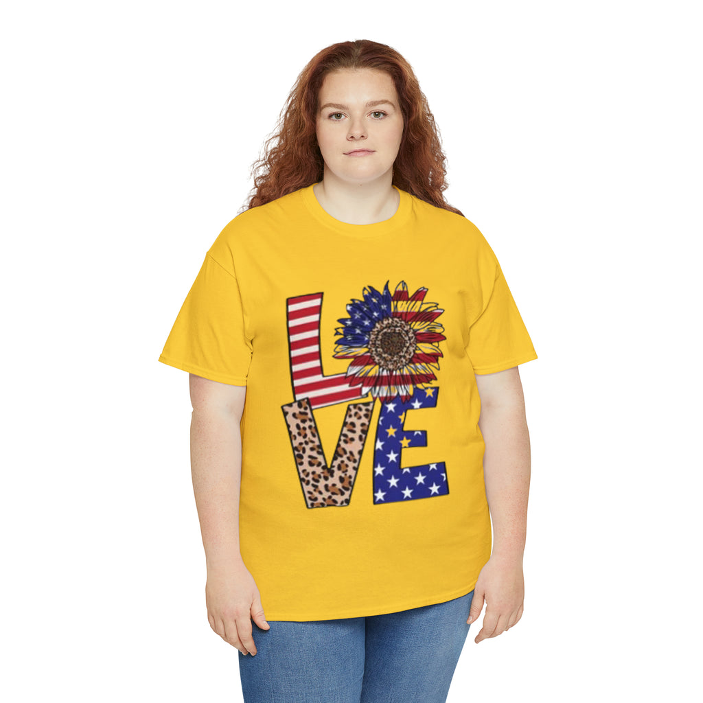USA love-  Heavy Cotton Tee