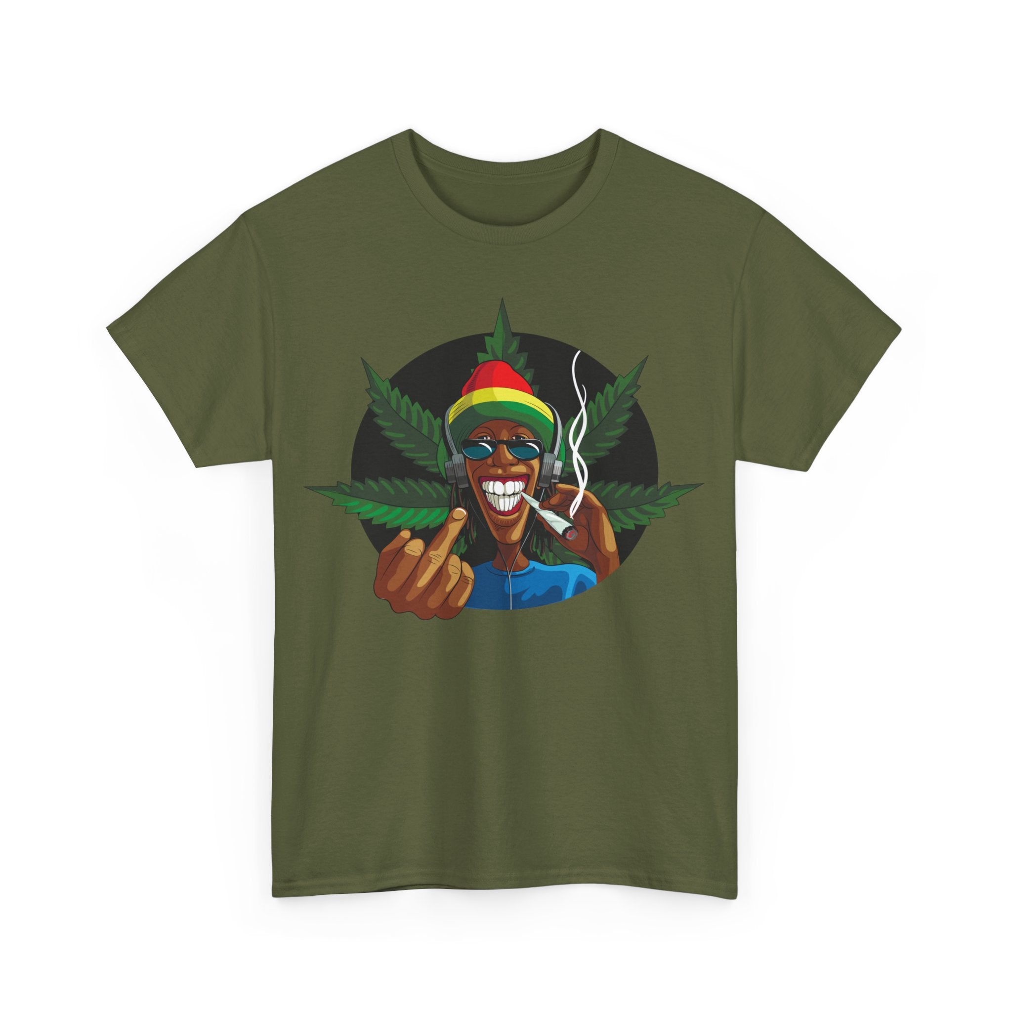 Fu # weed- Unisex Heavy Cotton Tee shirt