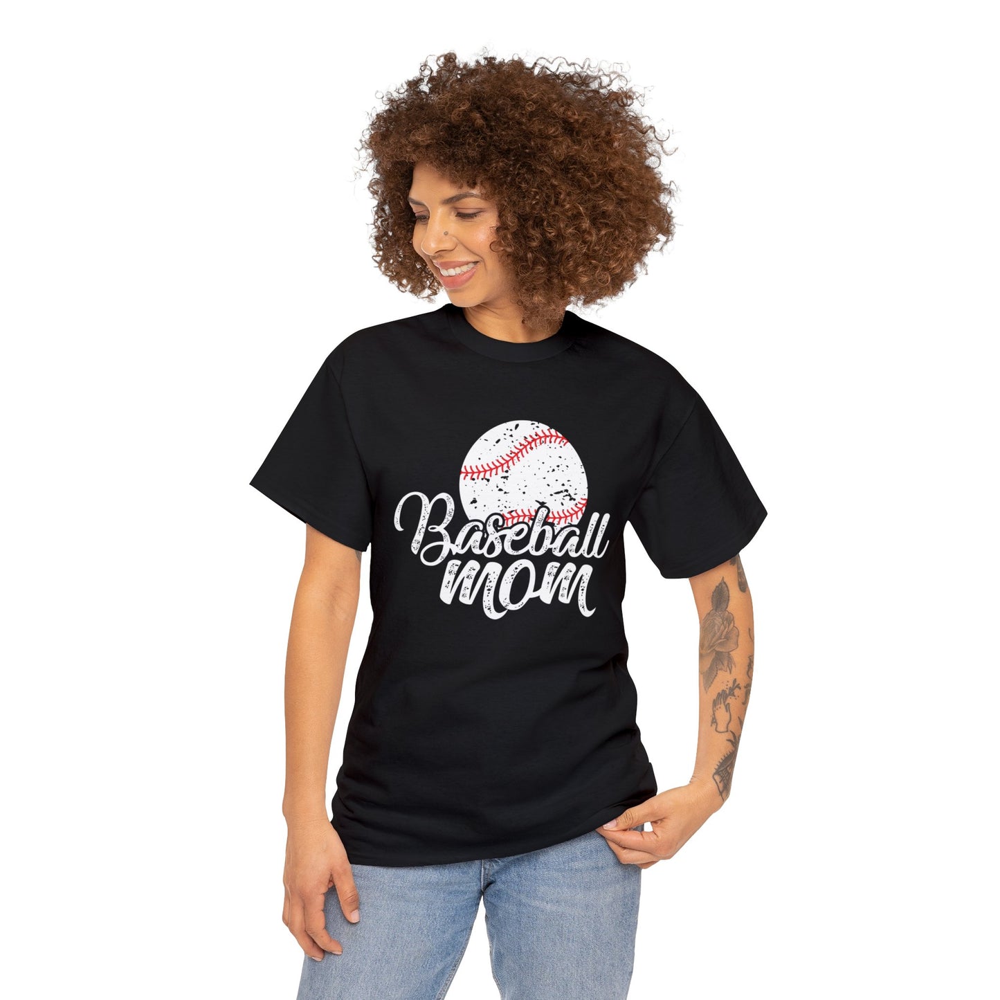 Baseball mom Heavy Cotton Tee Shirt