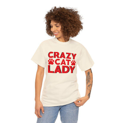 Crazy cat lady— Heavy Cotton Tee