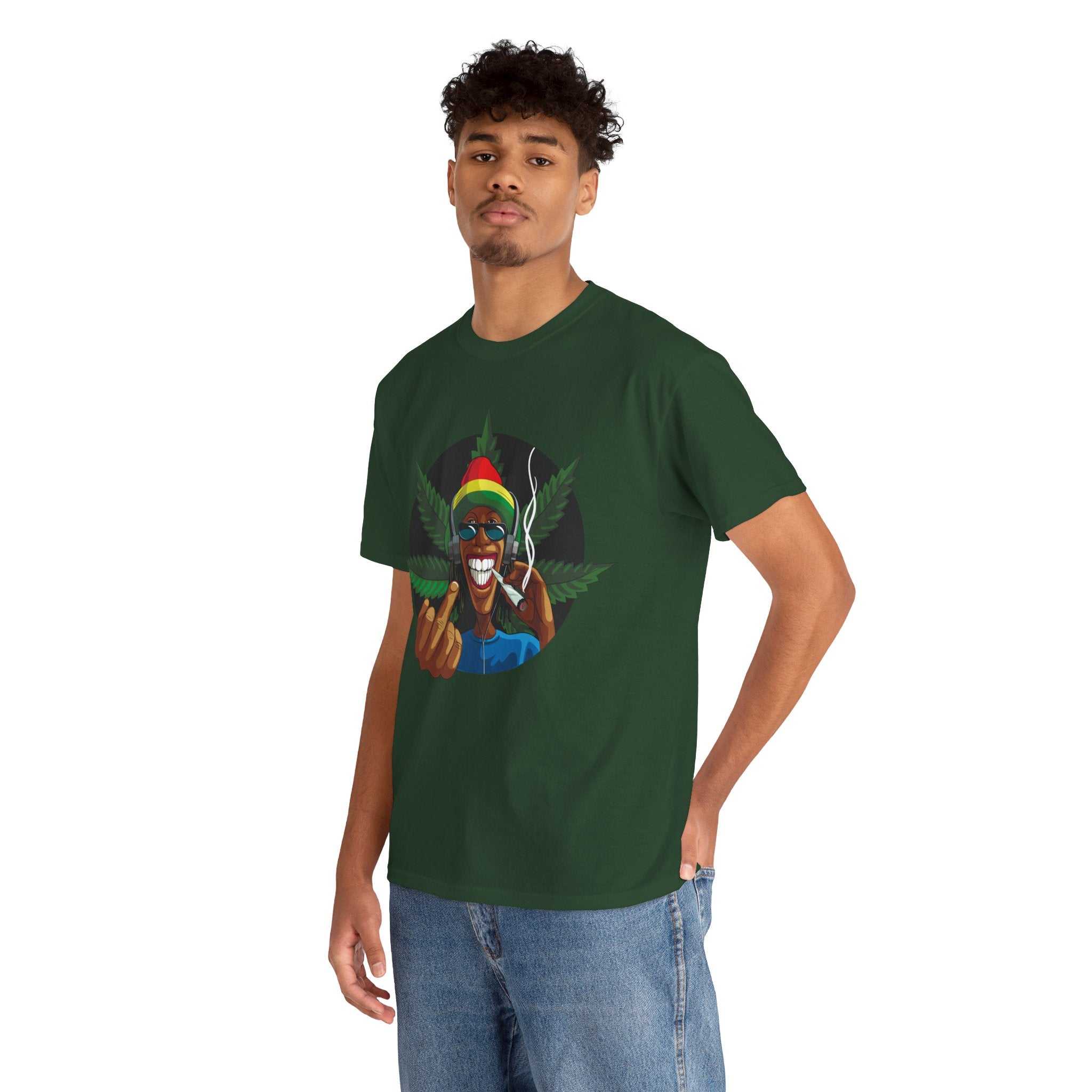 Fu # weed- Unisex Heavy Cotton Tee shirt
