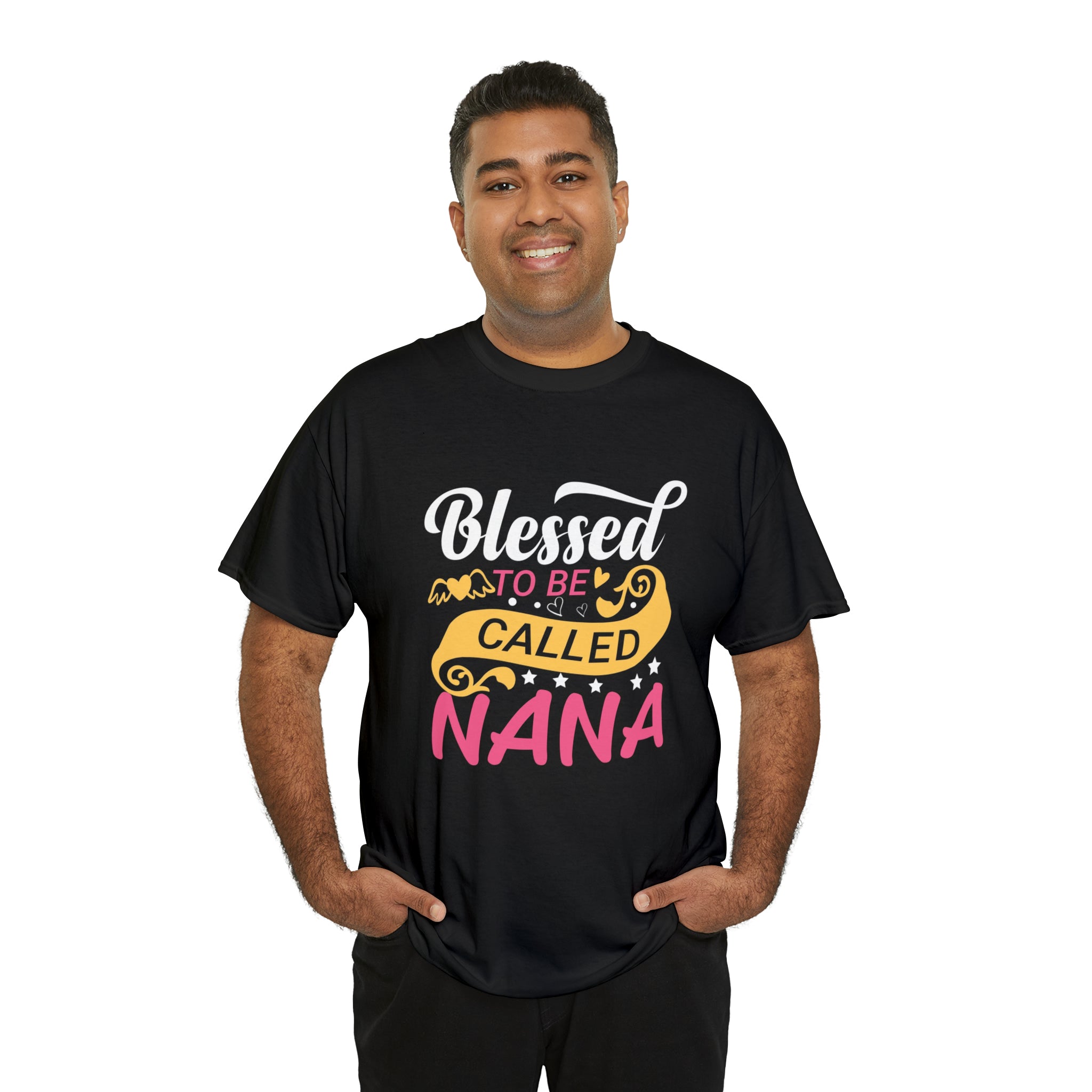Blessed to be called nana-  Heavy Cotton Tee