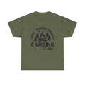 Camping Crew Unisex Heavy Cotton Tee - Perfect for Outdoor Adventures, Summer BBQs, Family Gatherings, Hiking Trips, and Campfire Nights