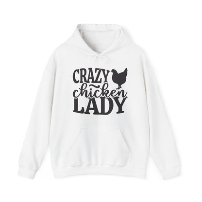 Crazy chicken lady- Heavy Blend™ Hooded Sweatshirt